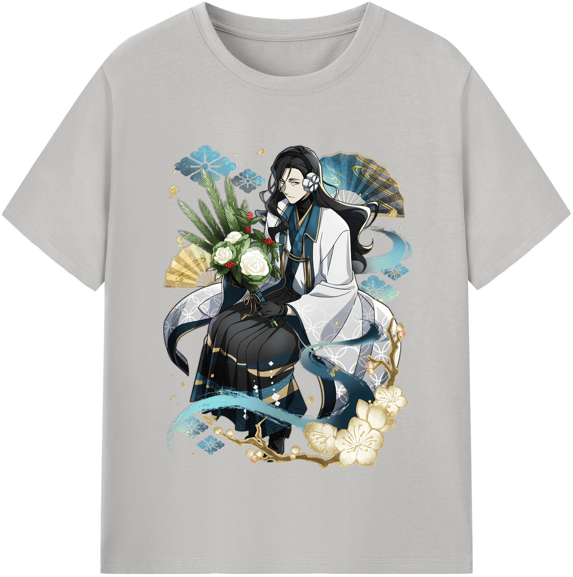 （画像用） 文豪ストレイドッグス Bungo Stray Dogs レディースカジュアルプリントTシャツ（綿100％）
