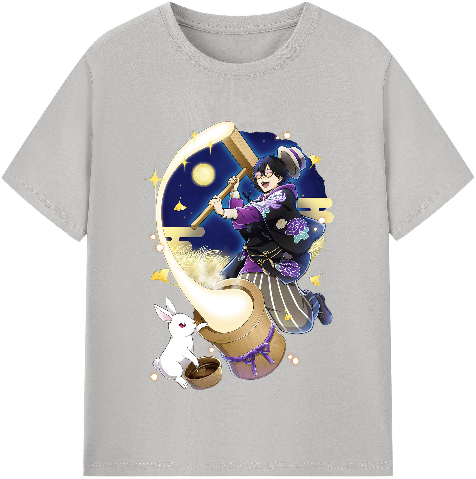 （画像用） 文豪ストレイドッグス Bungo Stray Dogs レディースカジュアルプリントTシャツ（綿100％）