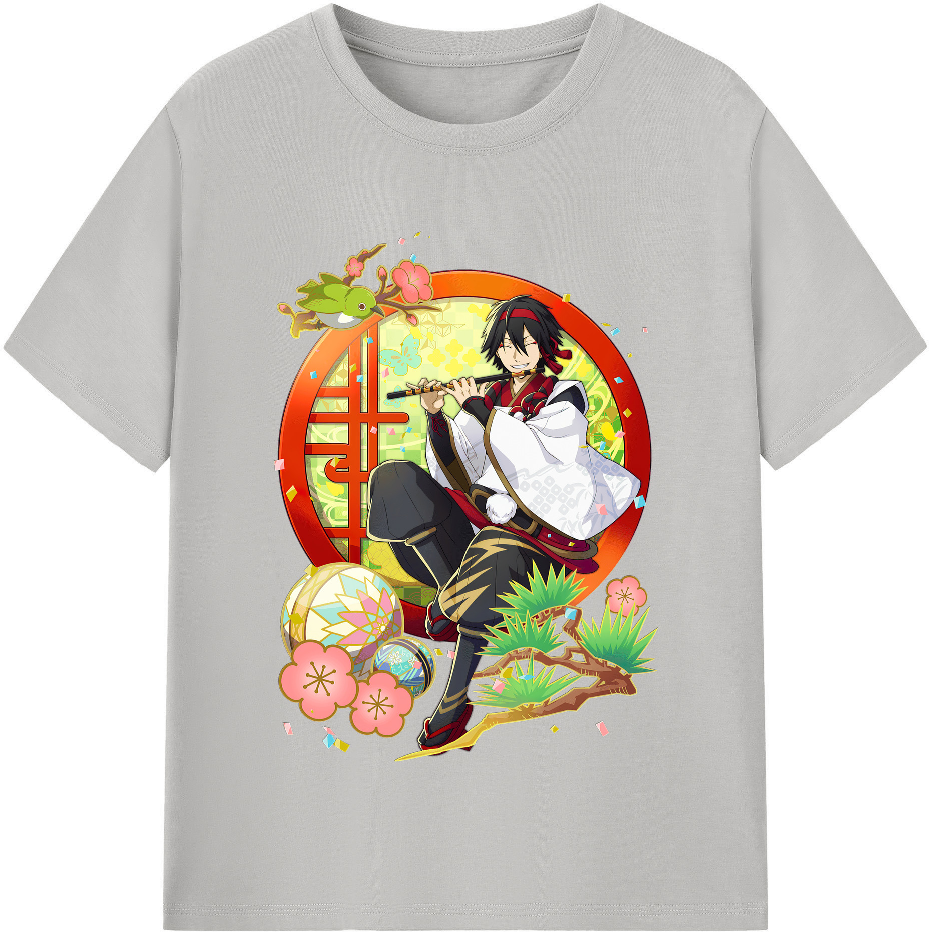 （画像用） 文豪ストレイドッグス Bungo Stray Dogs レディースカジュアルプリントTシャツ（綿100％）