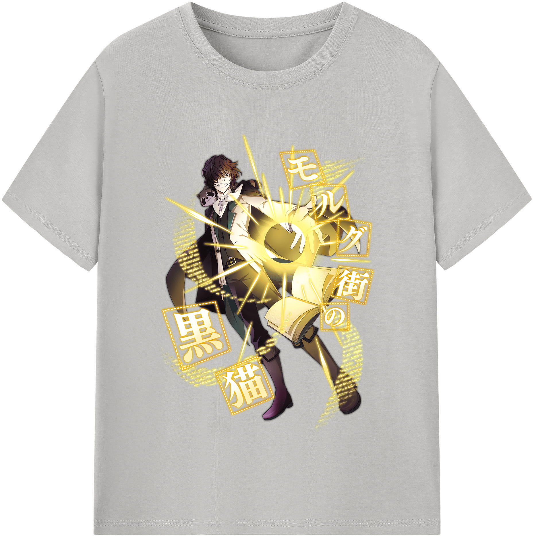 （画像用） 文豪ストレイドッグス Bungo Stray Dogs レディースカジュアルプリントTシャツ（綿100％）