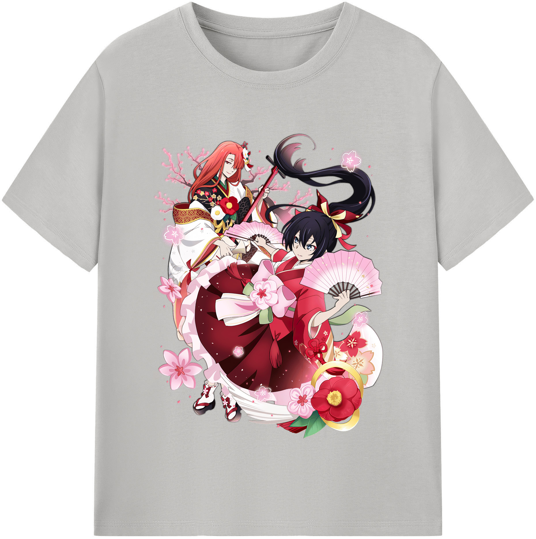 （画像用） 文豪ストレイドッグス Bungo Stray Dogs レディースカジュアルプリントTシャツ（綿100％）