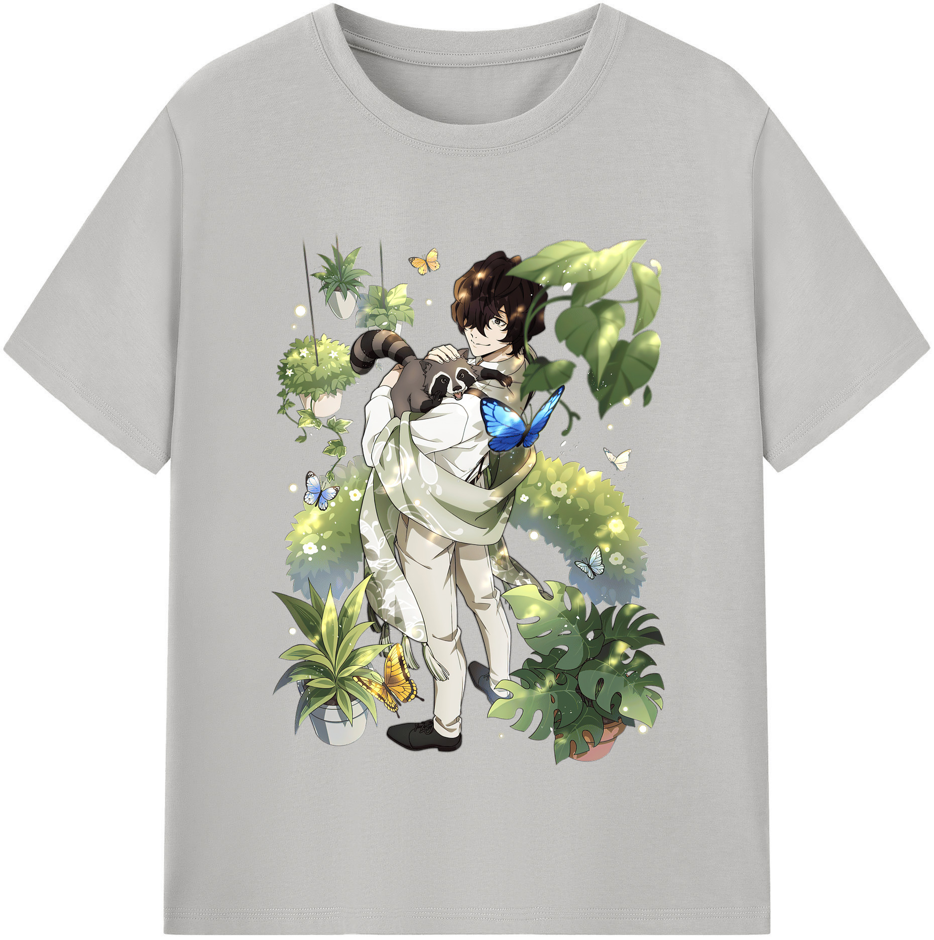 （画像用） 文豪ストレイドッグス Bungo Stray Dogs レディースカジュアルプリントTシャツ（綿100％）