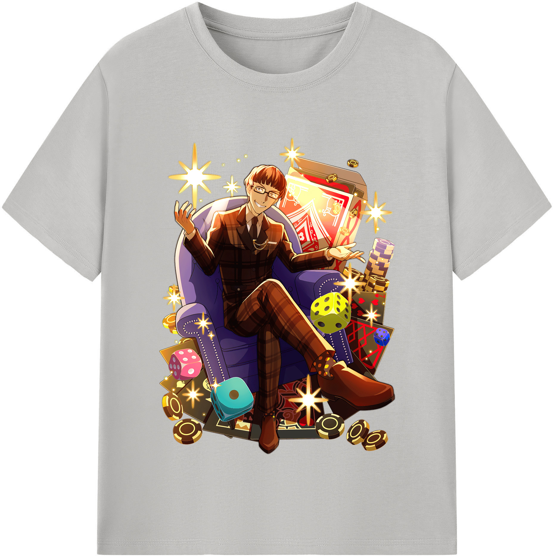 （画像用） 文豪ストレイドッグス Bungo Stray Dogs レディースカジュアルプリントTシャツ（綿100％）
