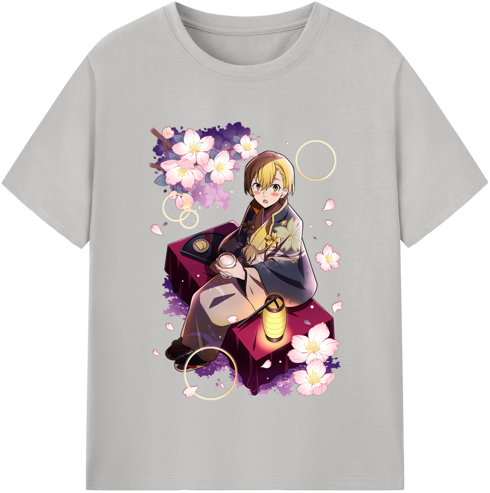 （画像用） 文豪ストレイドッグス Bungo Stray Dogs レディースカジュアルプリントTシャツ（綿100％）