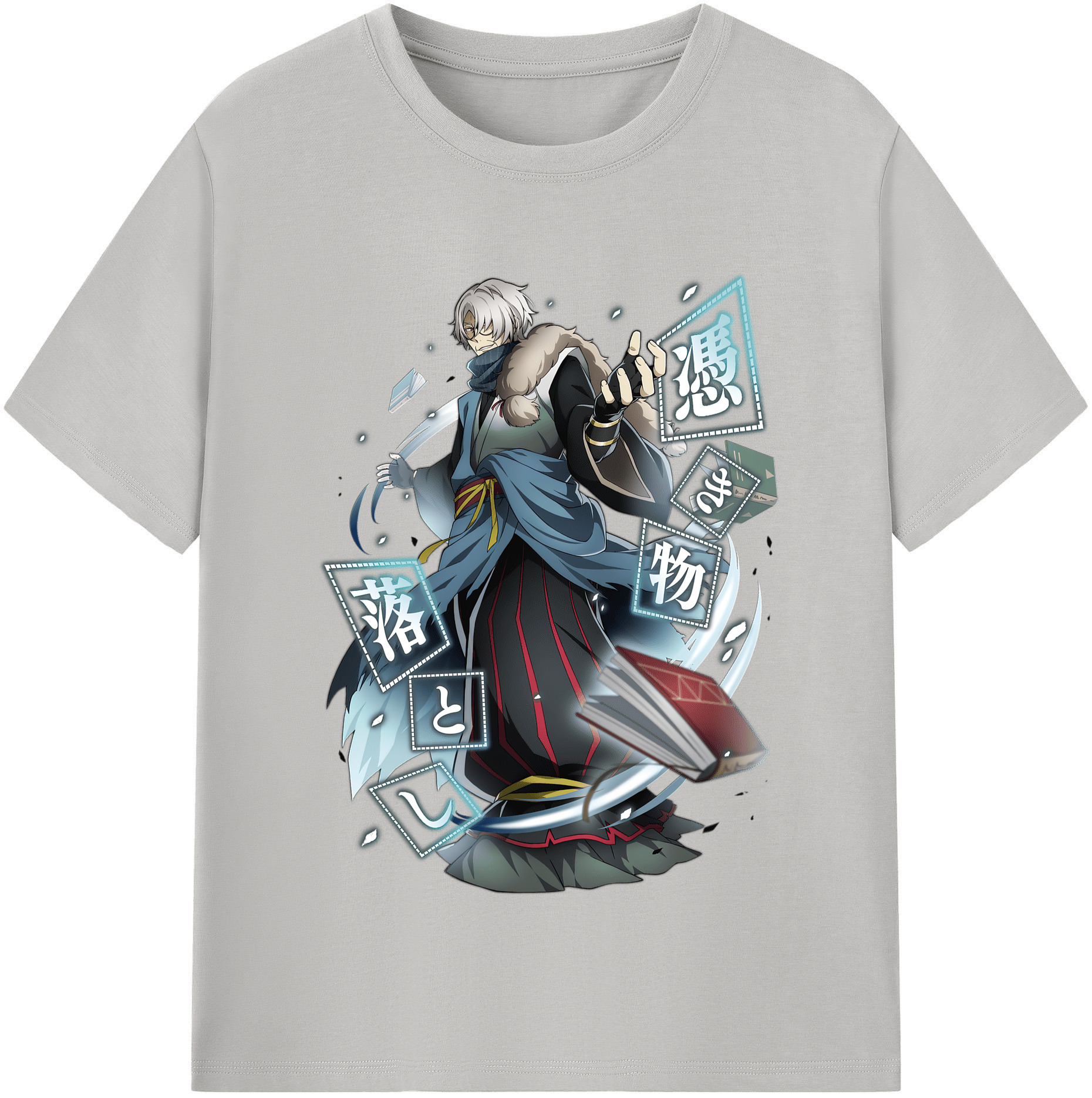 （画像用） 文豪ストレイドッグス Bungo Stray Dogs レディースカジュアルプリントTシャツ（綿100％）