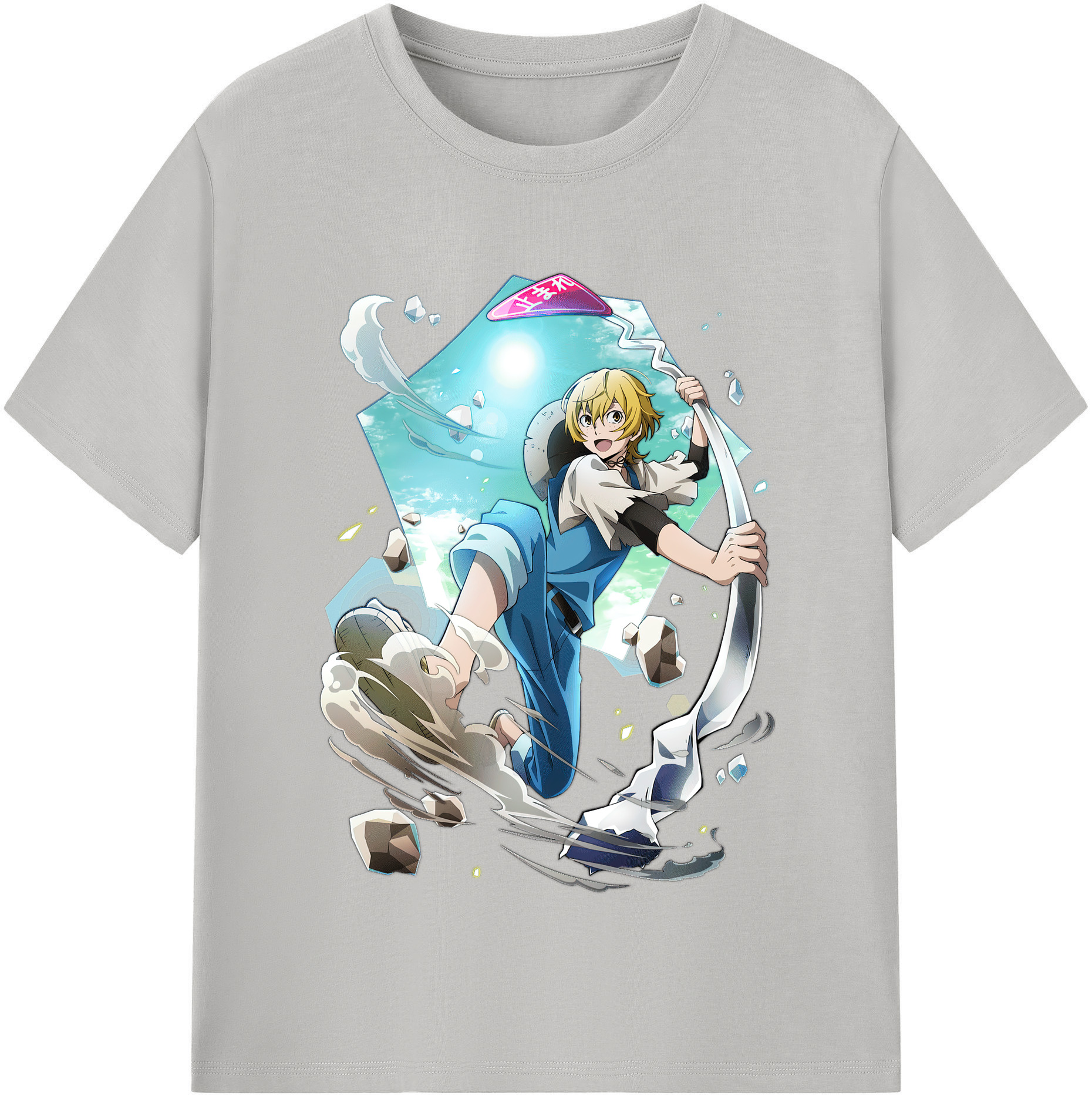 （画像用） 文豪ストレイドッグス Bungo Stray Dogs レディースカジュアルプリントTシャツ（綿100％）