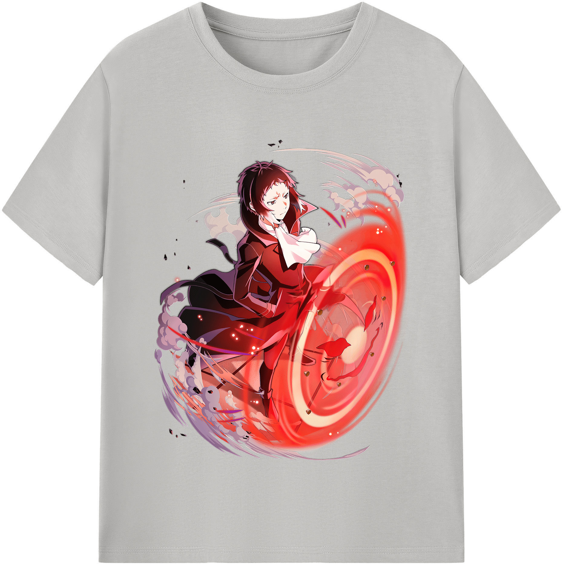 （画像用） 文豪ストレイドッグス Bungo Stray Dogs レディースカジュアルプリントTシャツ（綿100％）