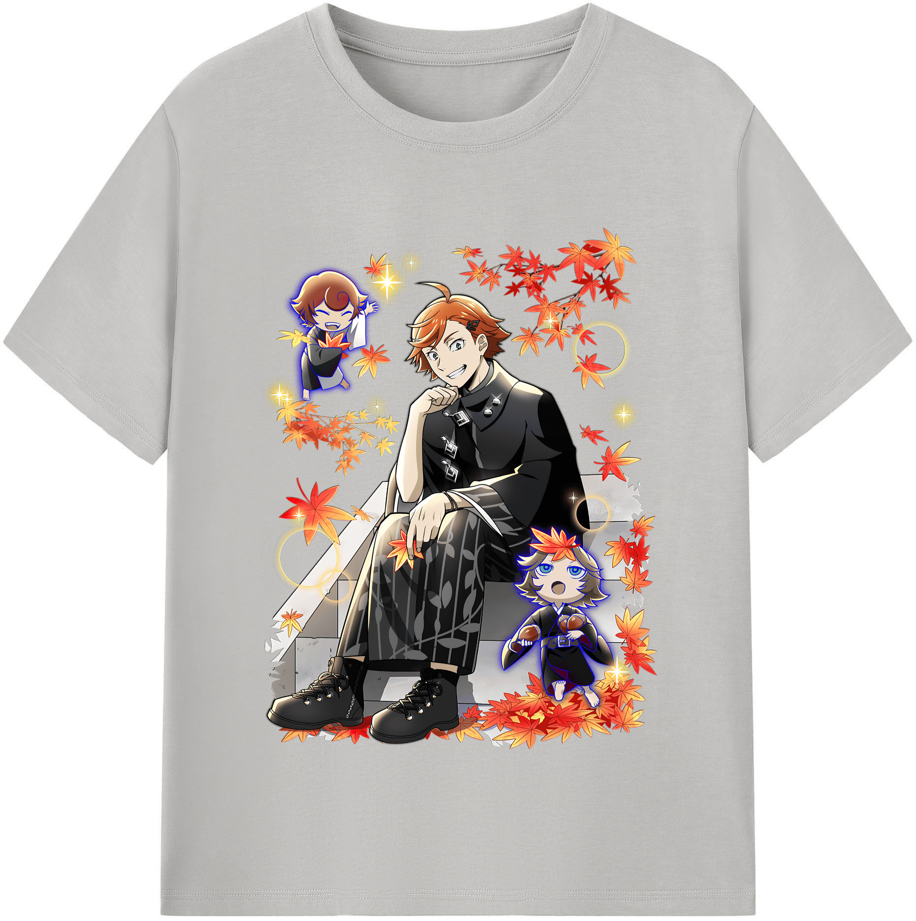 （画像用） 文豪ストレイドッグス Bungo Stray Dogs レディースカジュアルプリントTシャツ（綿100％）