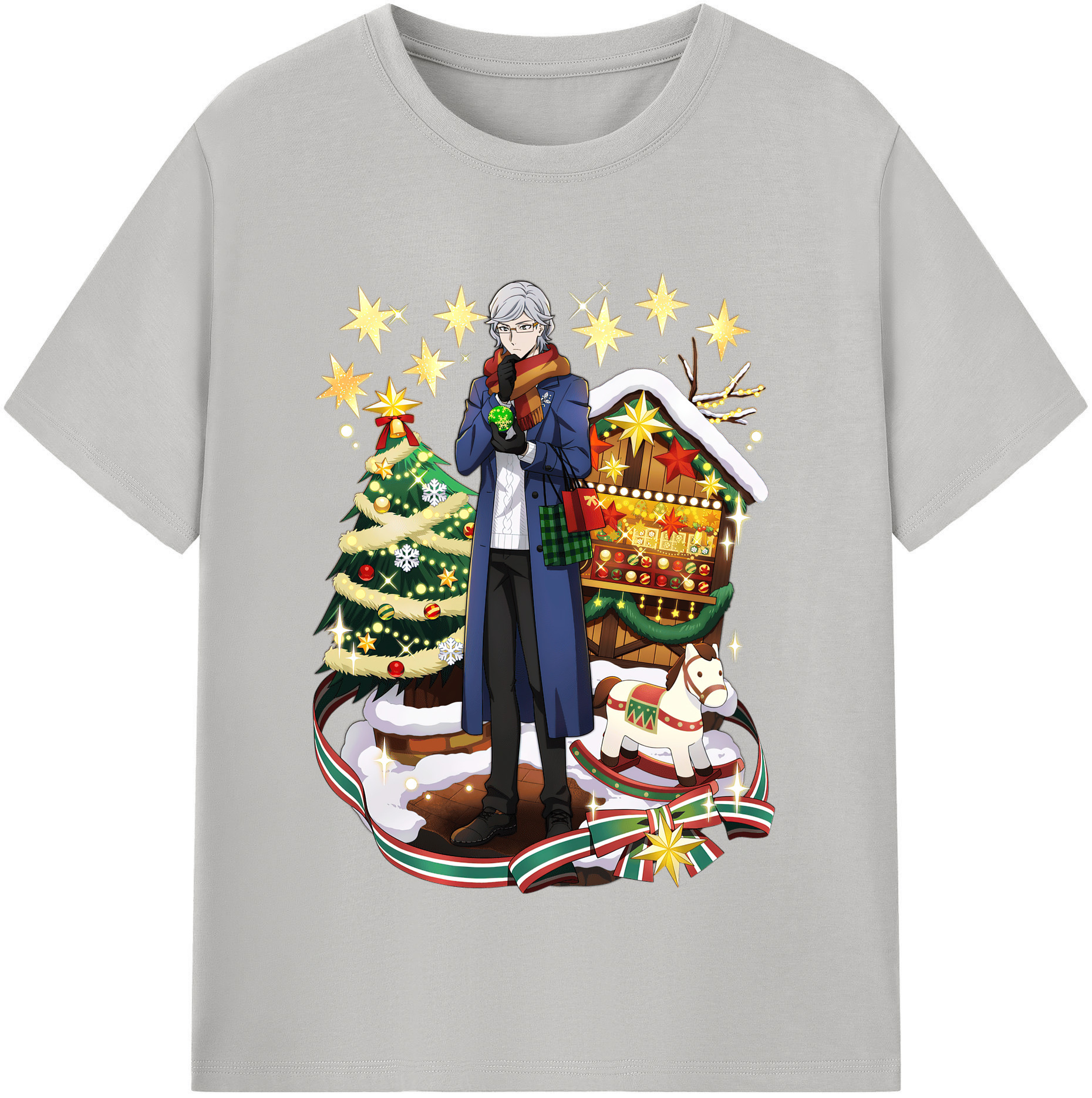 （画像用） 文豪ストレイドッグス Bungo Stray Dogs レディースカジュアルプリントTシャツ（綿100％）