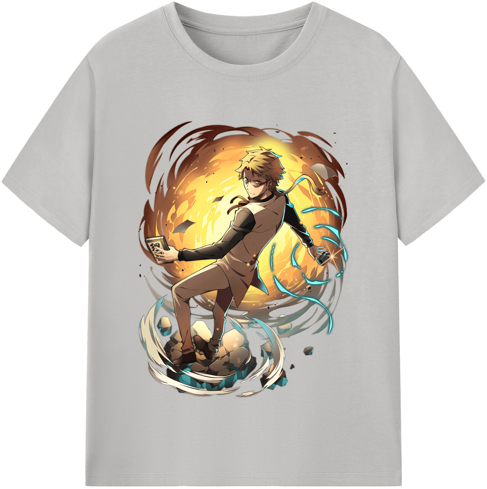 （画像用） 文豪ストレイドッグス Bungo Stray Dogs レディースカジュアルプリントTシャツ（綿100％）