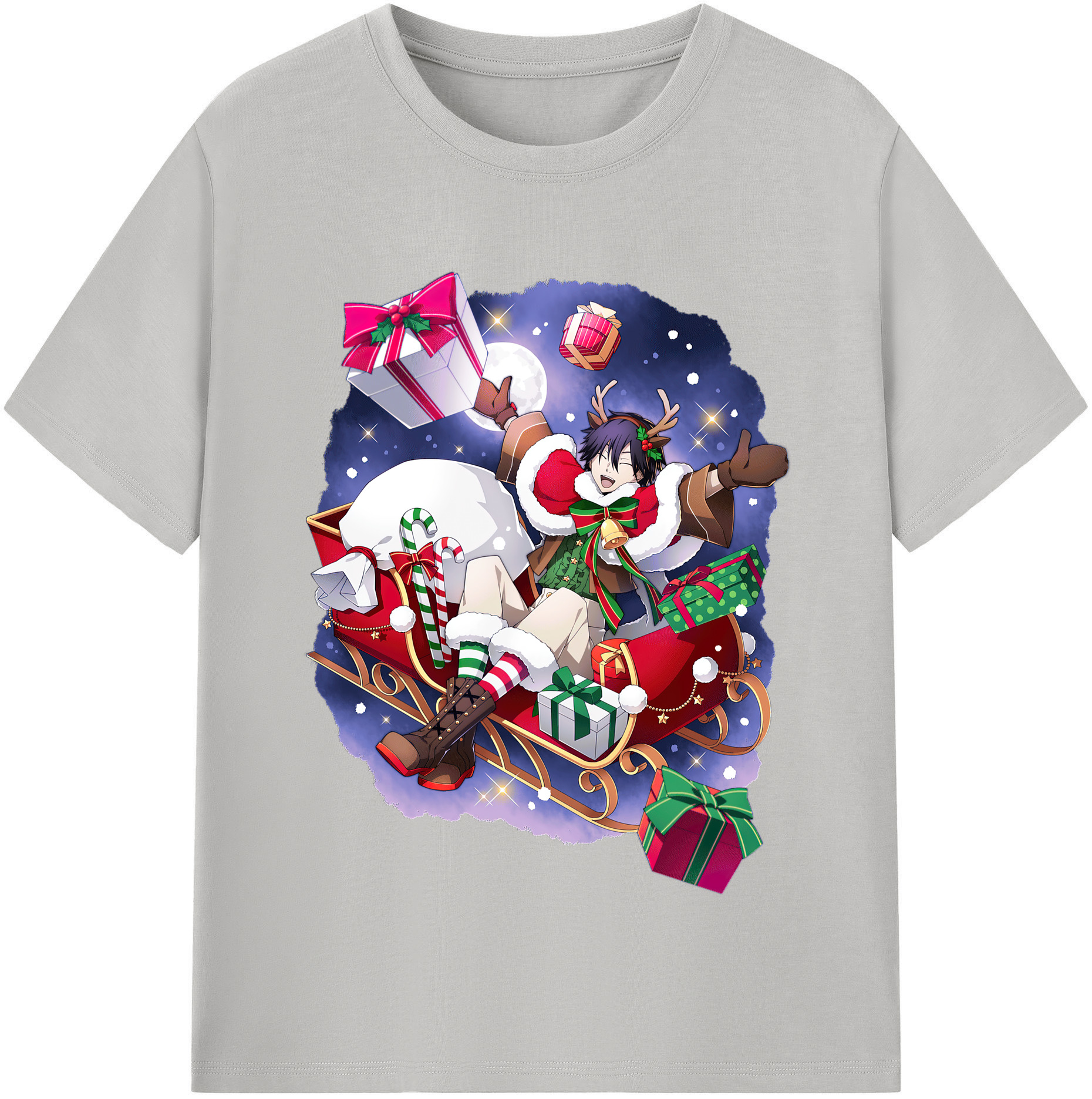 （画像用） 文豪ストレイドッグス Bungo Stray Dogs レディースカジュアルプリントTシャツ（綿100％）