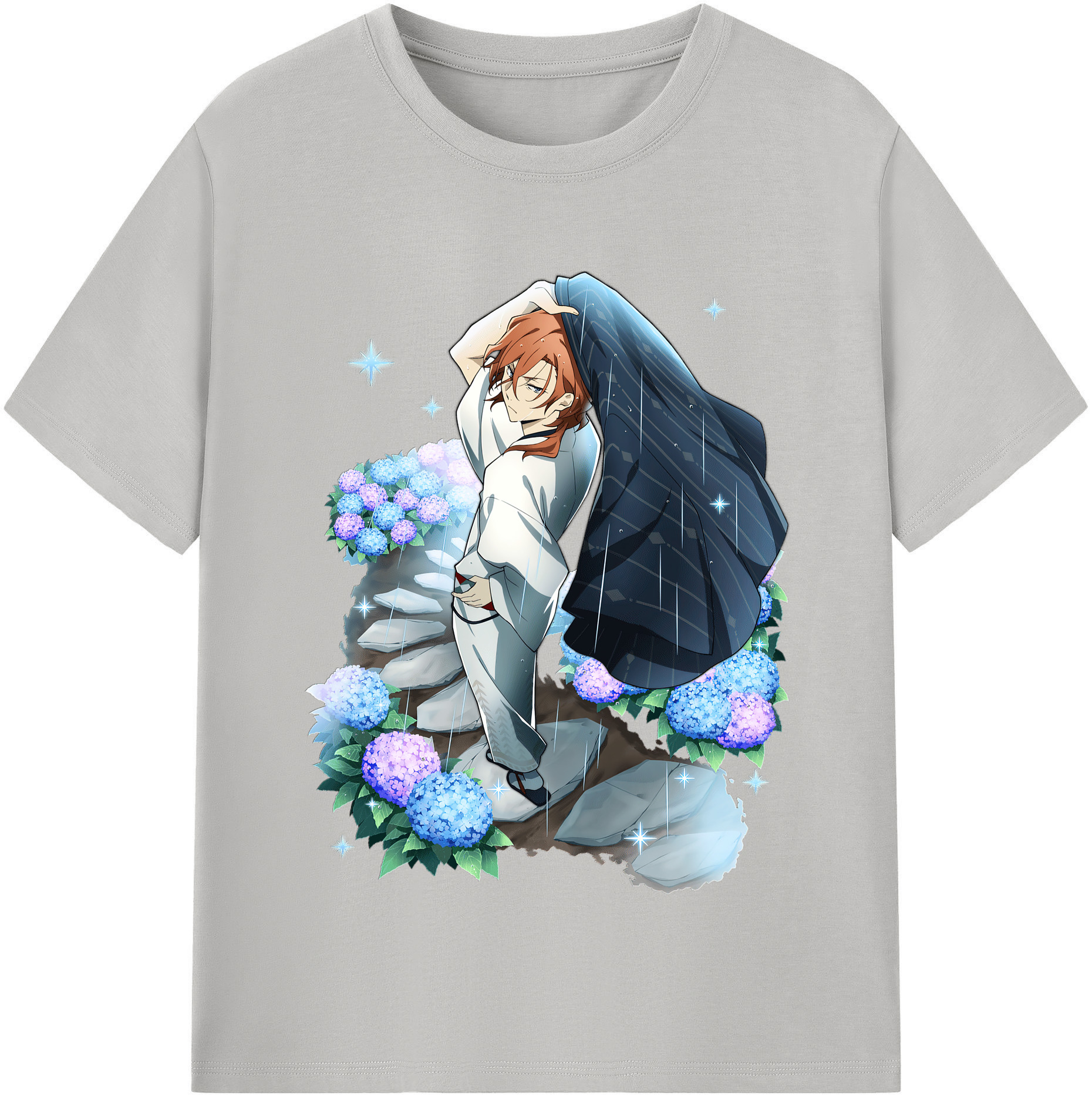 （画像用） 文豪ストレイドッグス Bungo Stray Dogs レディースカジュアルプリントTシャツ（綿100％）