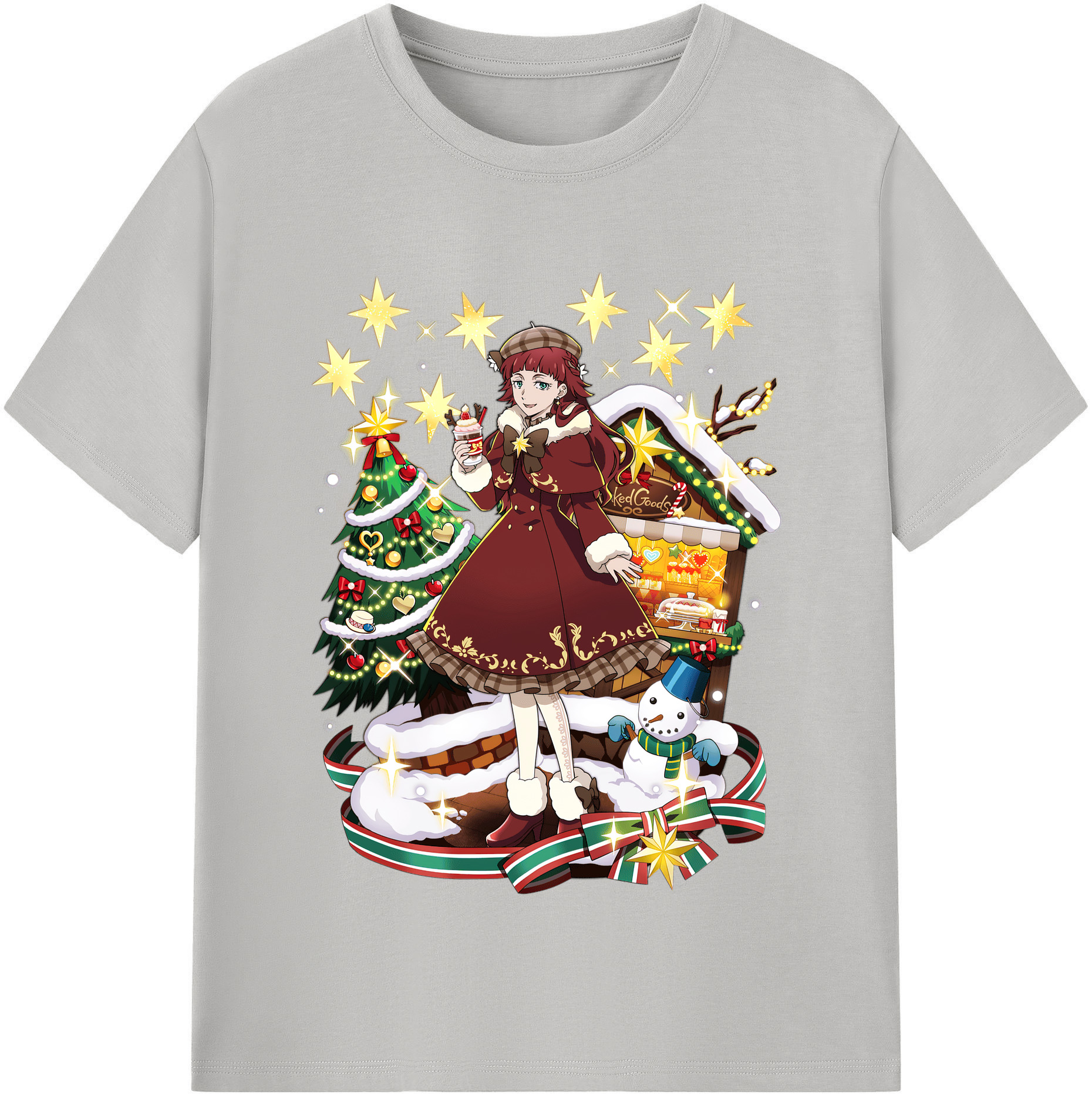 （画像用） 文豪ストレイドッグス Bungo Stray Dogs レディースカジュアルプリントTシャツ（綿100％）