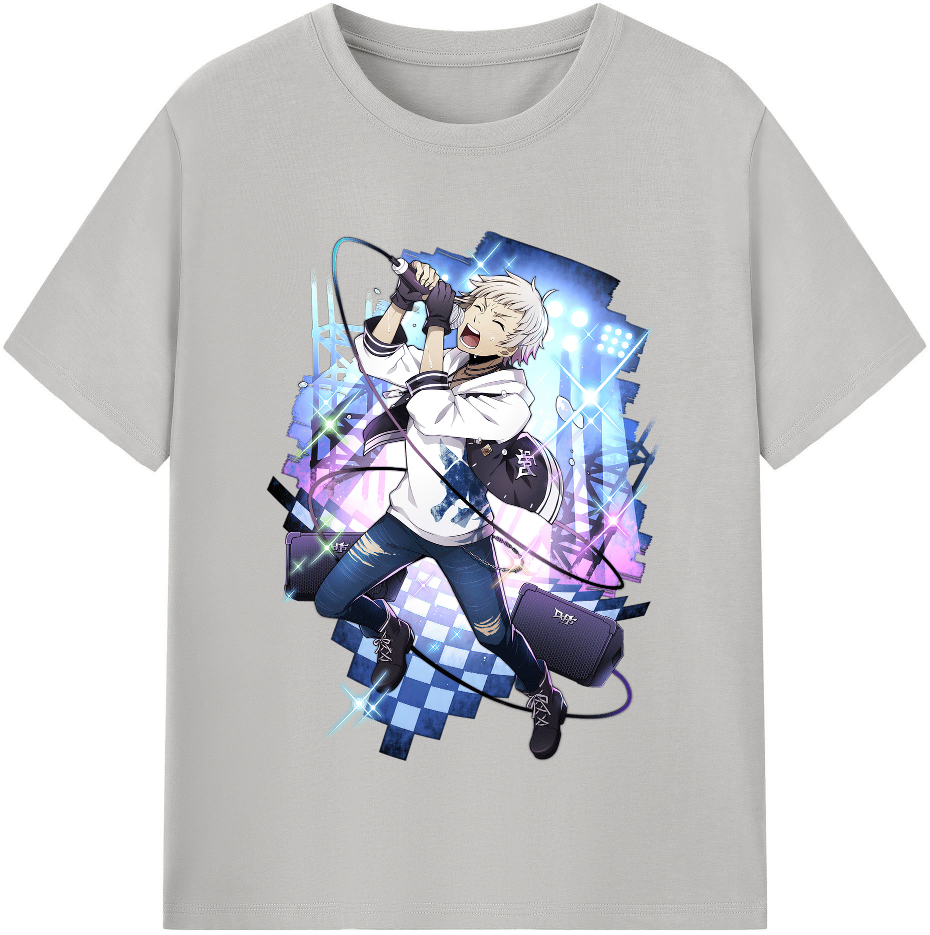 （画像用） 文豪ストレイドッグス Bungo Stray Dogs レディースカジュアルプリントTシャツ（綿100％）