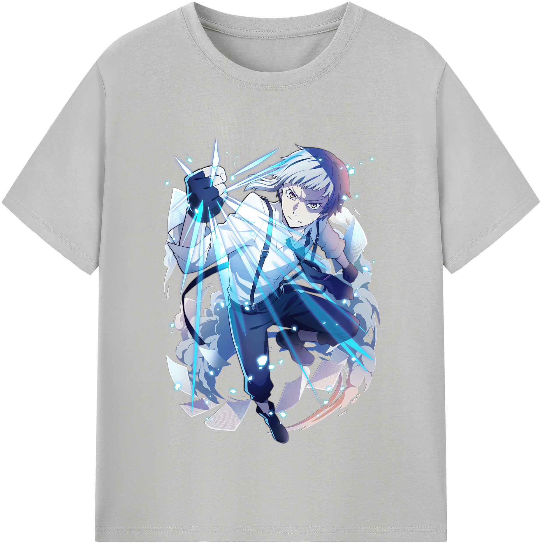（画像用） 文豪ストレイドッグス Bungo Stray Dogs レディースカジュアルプリントTシャツ（綿100％）