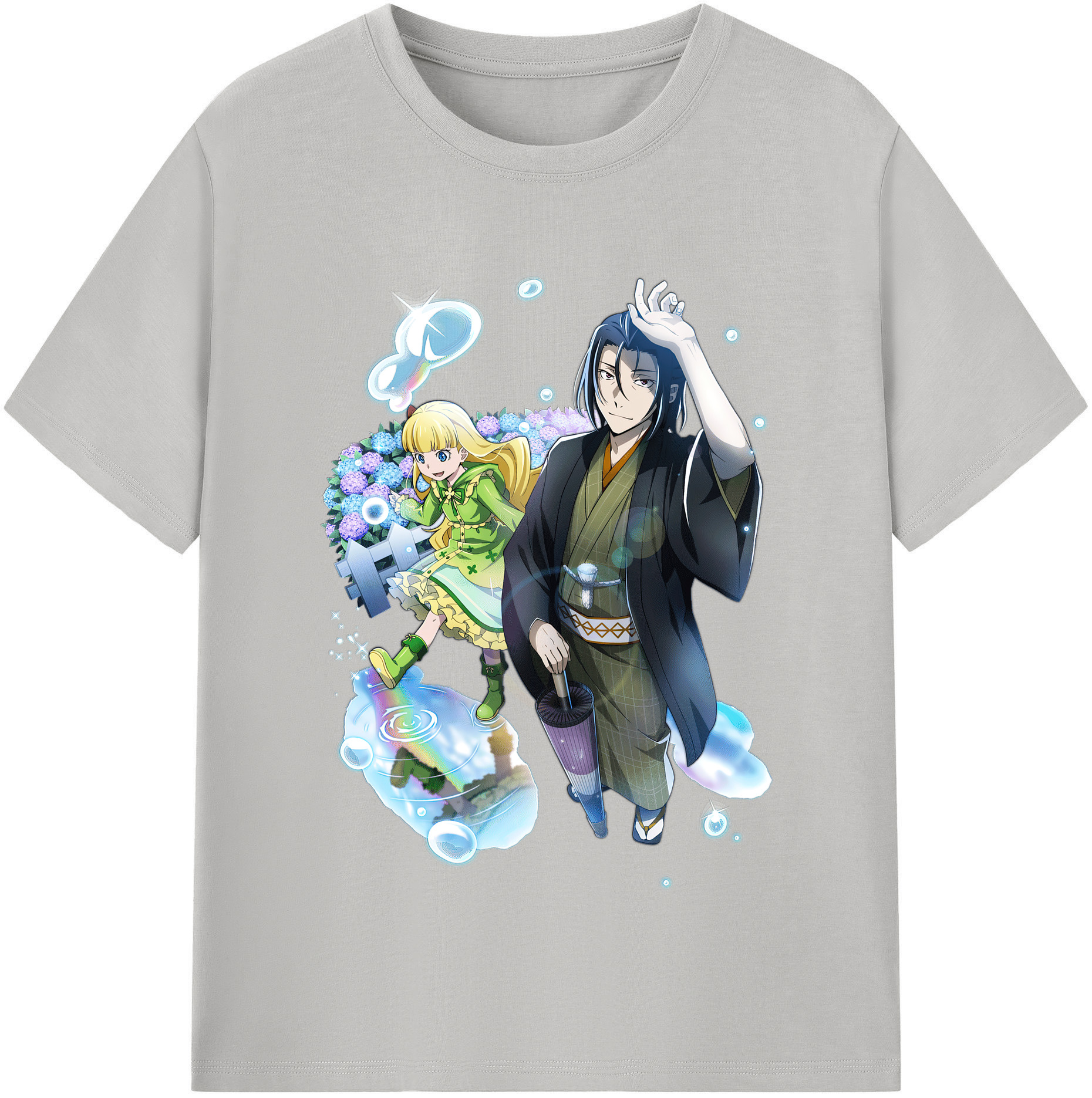 （画像用） 文豪ストレイドッグス Bungo Stray Dogs レディースカジュアルプリントTシャツ（綿100％）