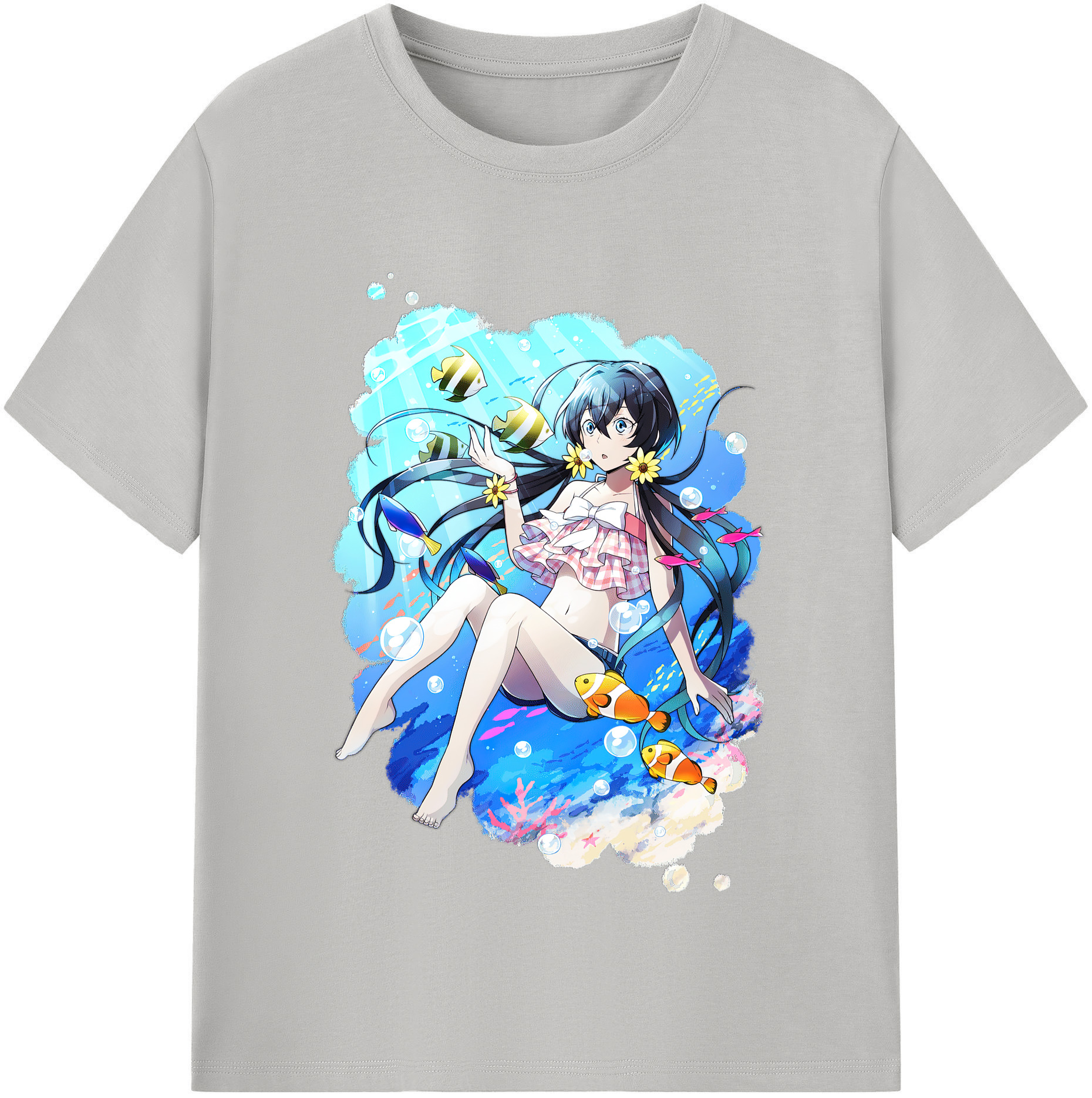 （画像用） 文豪ストレイドッグス Bungo Stray Dogs レディースカジュアルプリントTシャツ（綿100％）