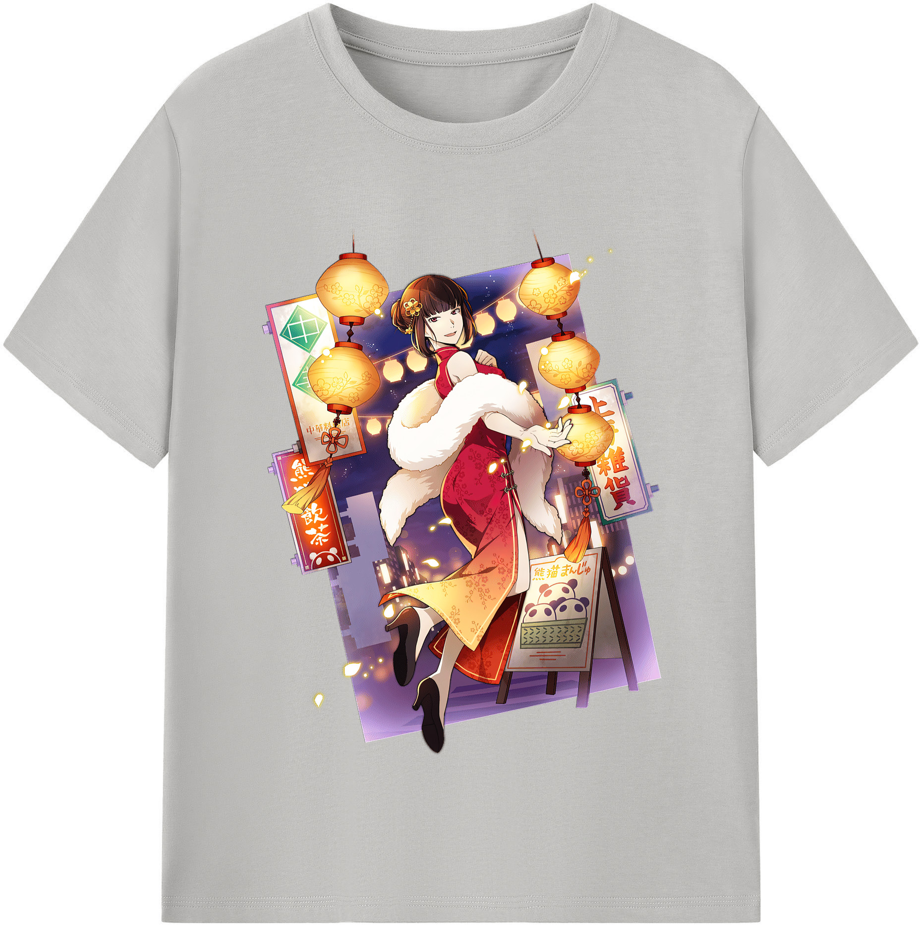 （画像用） 文豪ストレイドッグス Bungo Stray Dogs レディースカジュアルプリントTシャツ（綿100％）