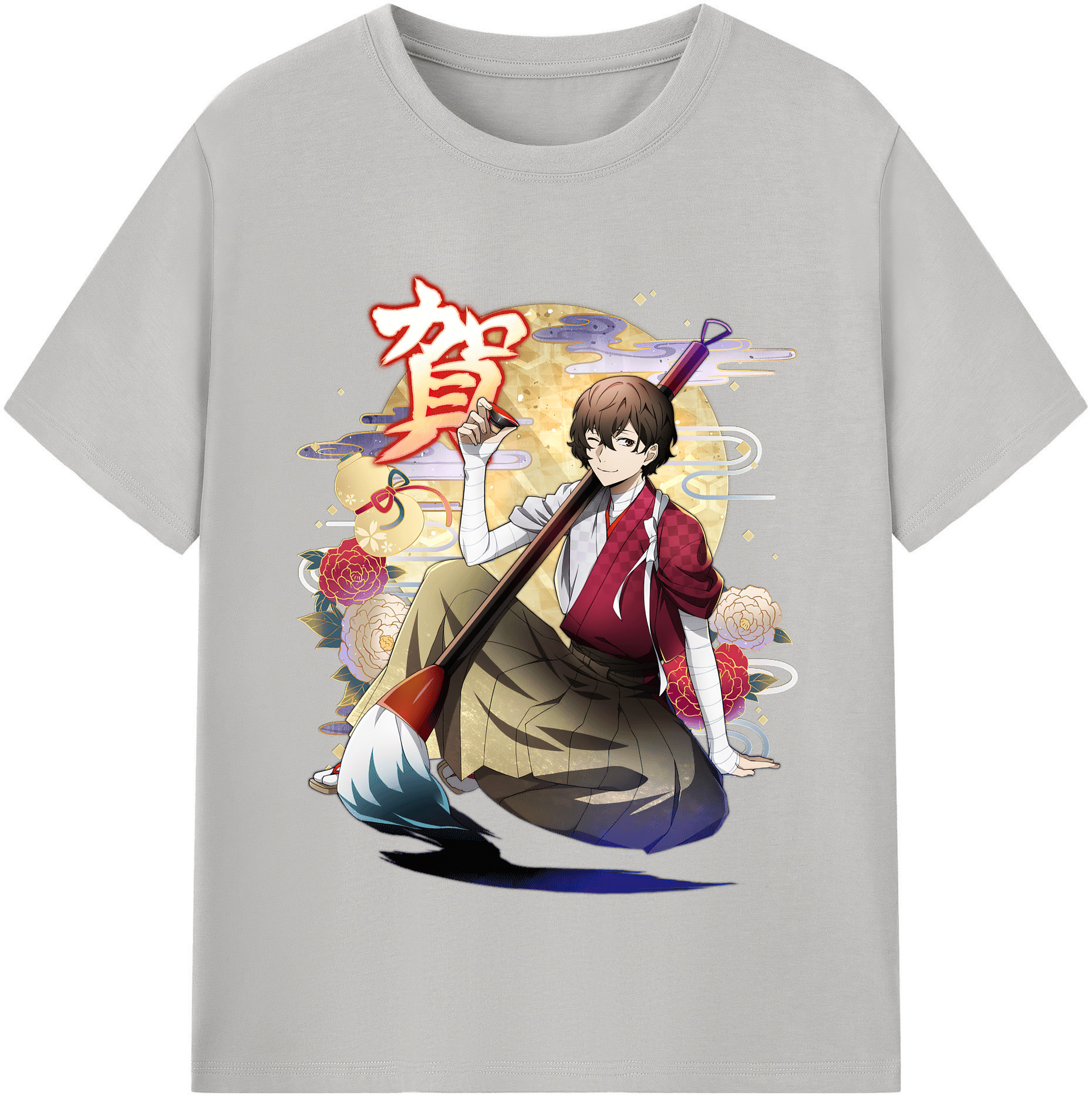 （画像用） 文豪ストレイドッグス Bungo Stray Dogs レディースカジュアルプリントTシャツ（綿100％）