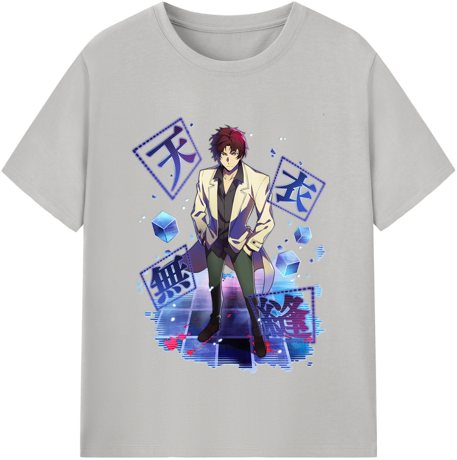 （画像用） 文豪ストレイドッグス Bungo Stray Dogs レディースカジュアルプリントTシャツ（綿100％）