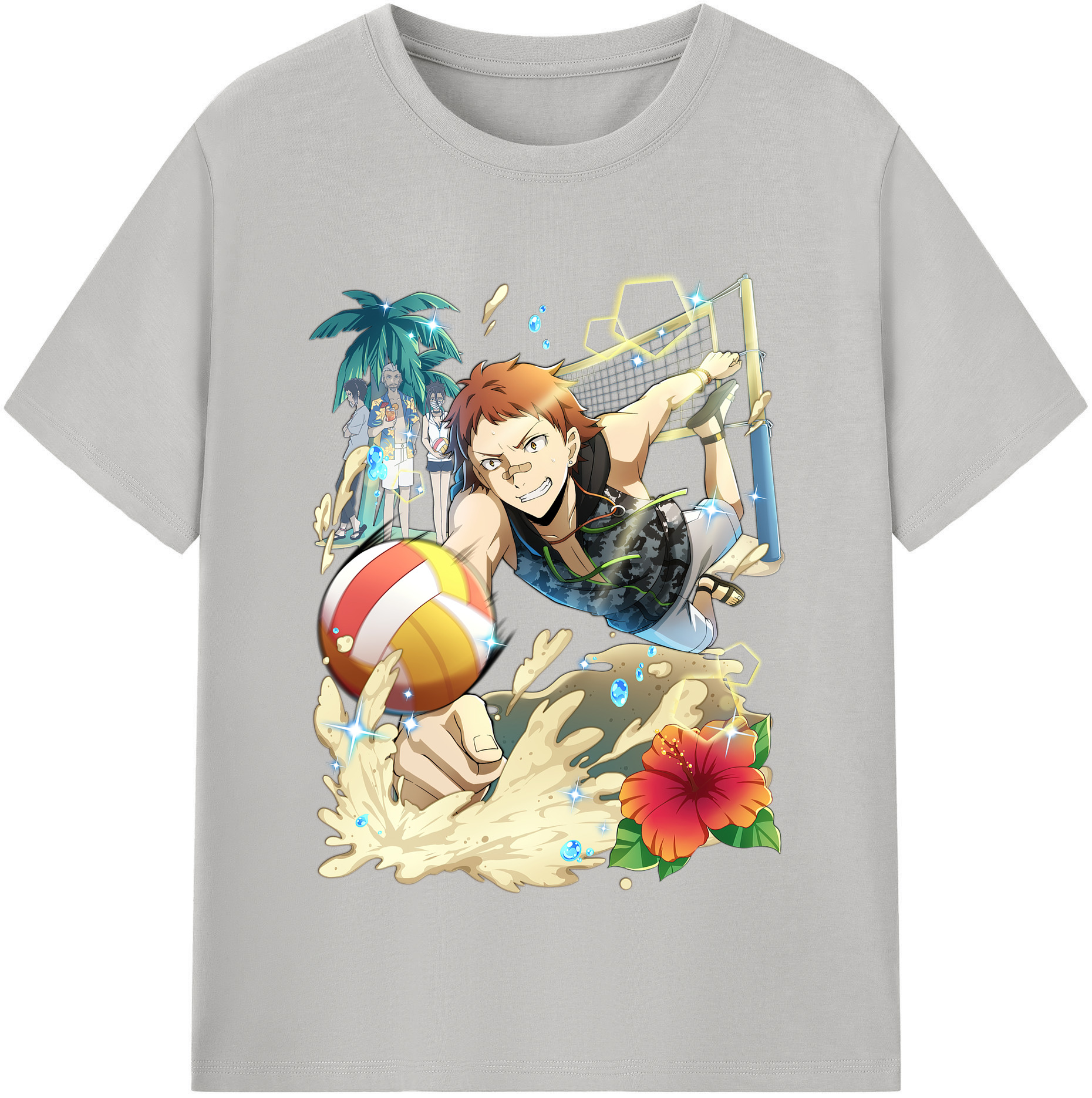 （画像用） 文豪ストレイドッグス Bungo Stray Dogs レディースカジュアルプリントTシャツ（綿100％）