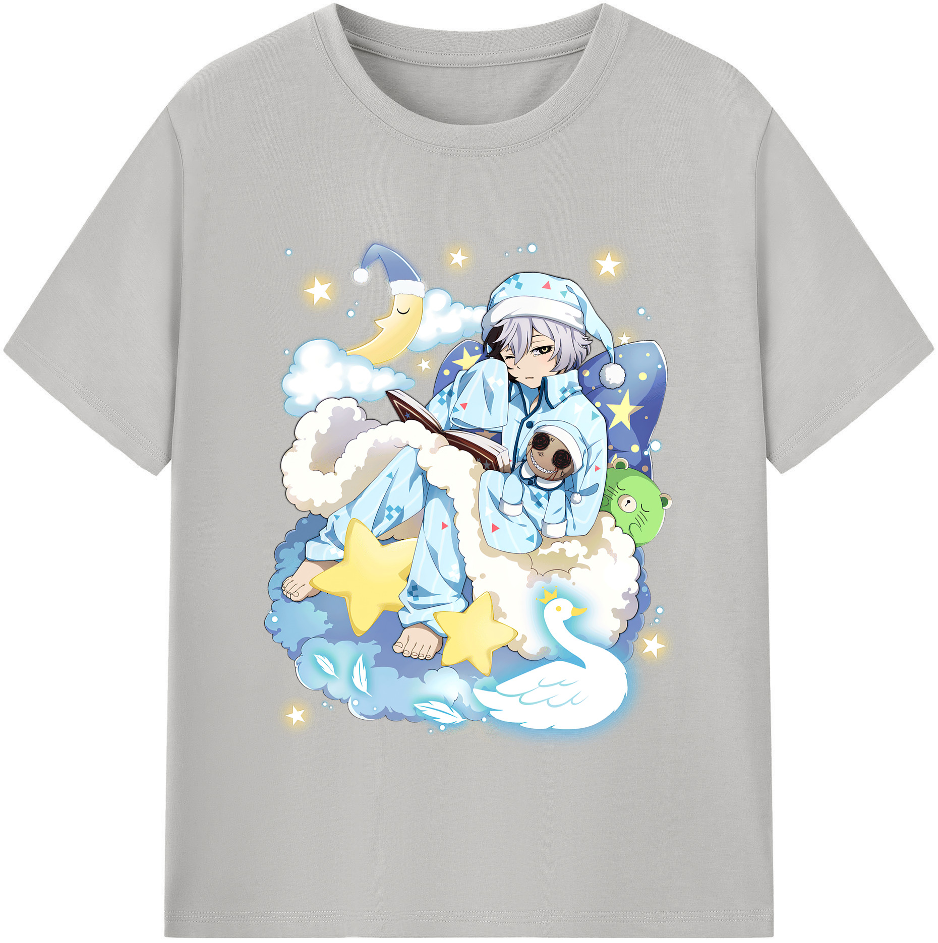 （画像用） 文豪ストレイドッグス Bungo Stray Dogs レディースカジュアルプリントTシャツ（綿100％）