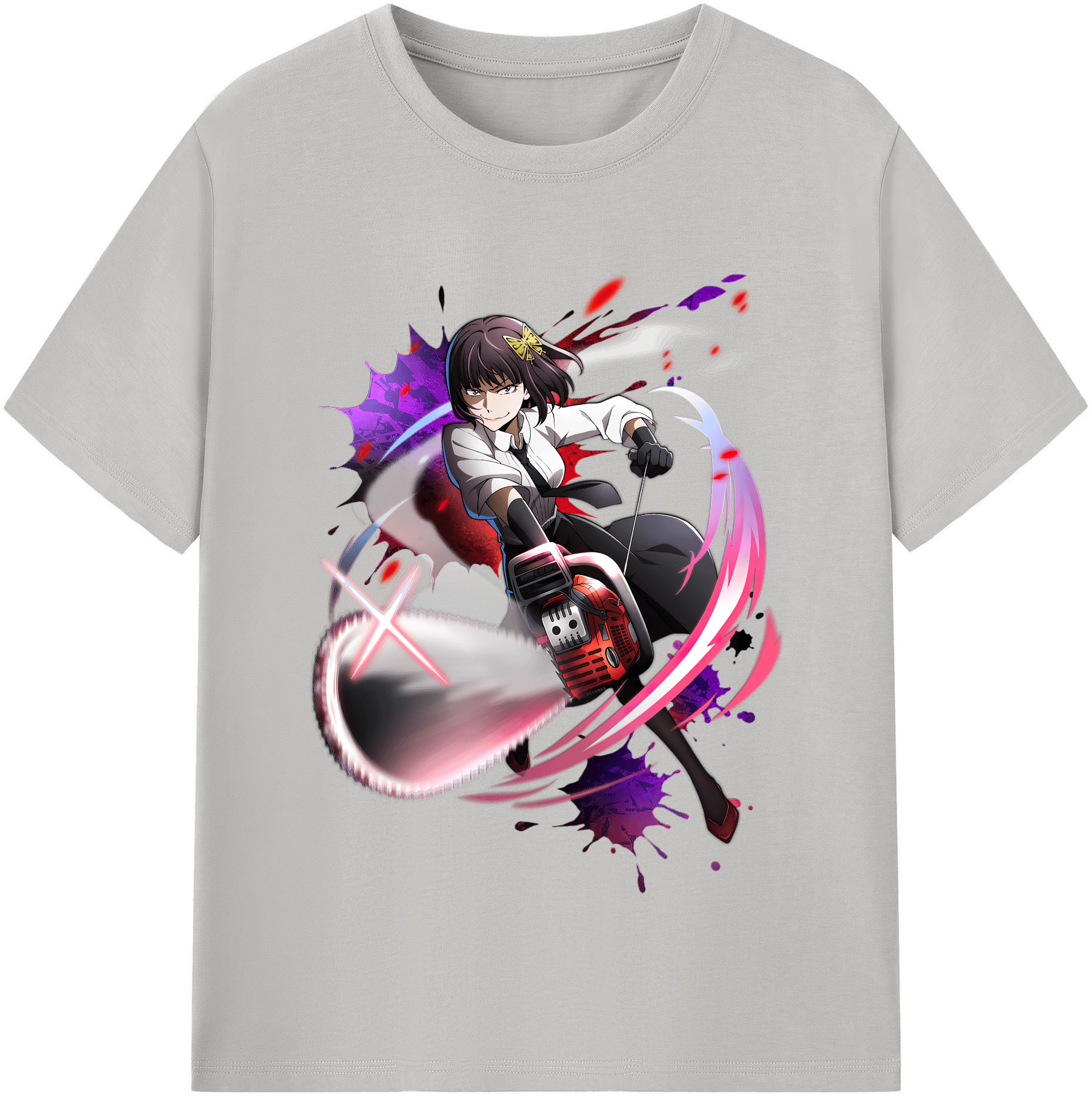 （画像用） 文豪ストレイドッグス Bungo Stray Dogs レディースカジュアルプリントTシャツ（綿100％）