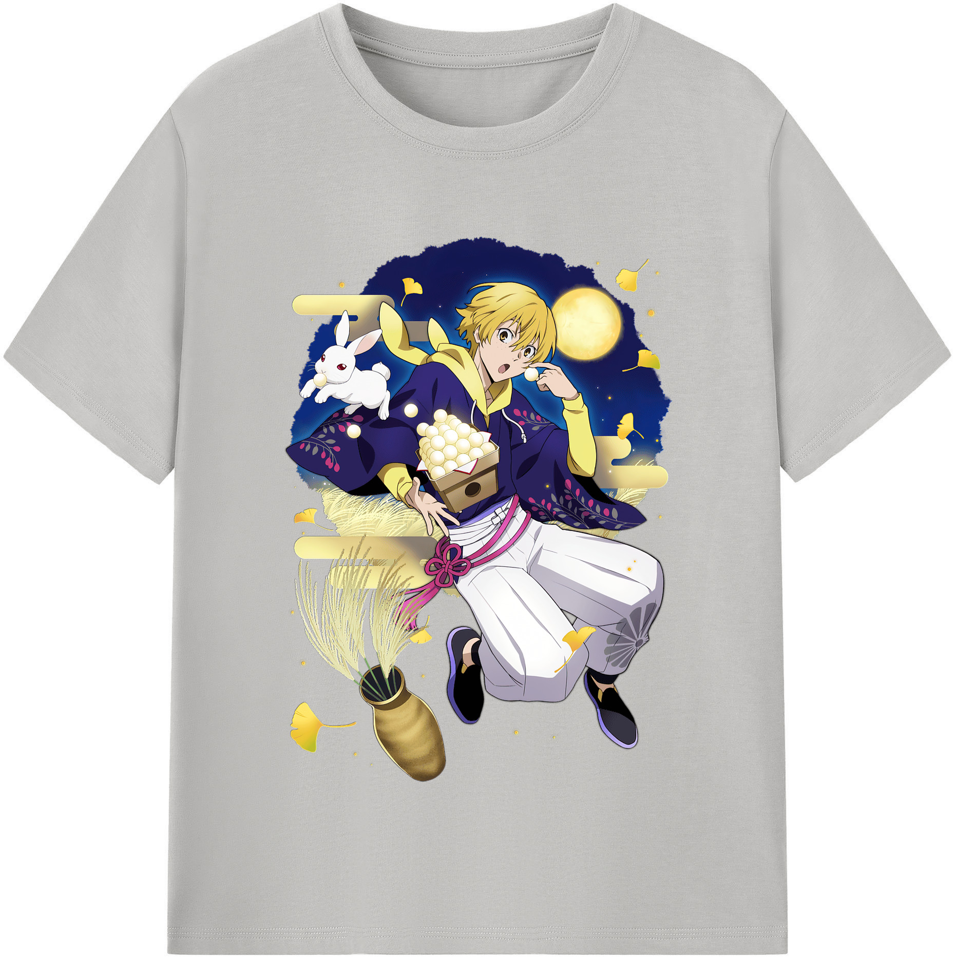 （画像用） 文豪ストレイドッグス Bungo Stray Dogs レディースカジュアルプリントTシャツ（綿100％）