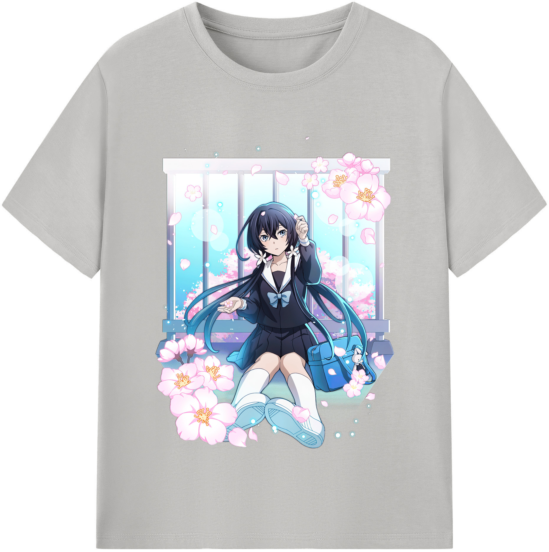 （画像用） 文豪ストレイドッグス Bungo Stray Dogs レディースカジュアルプリントTシャツ（綿100％）