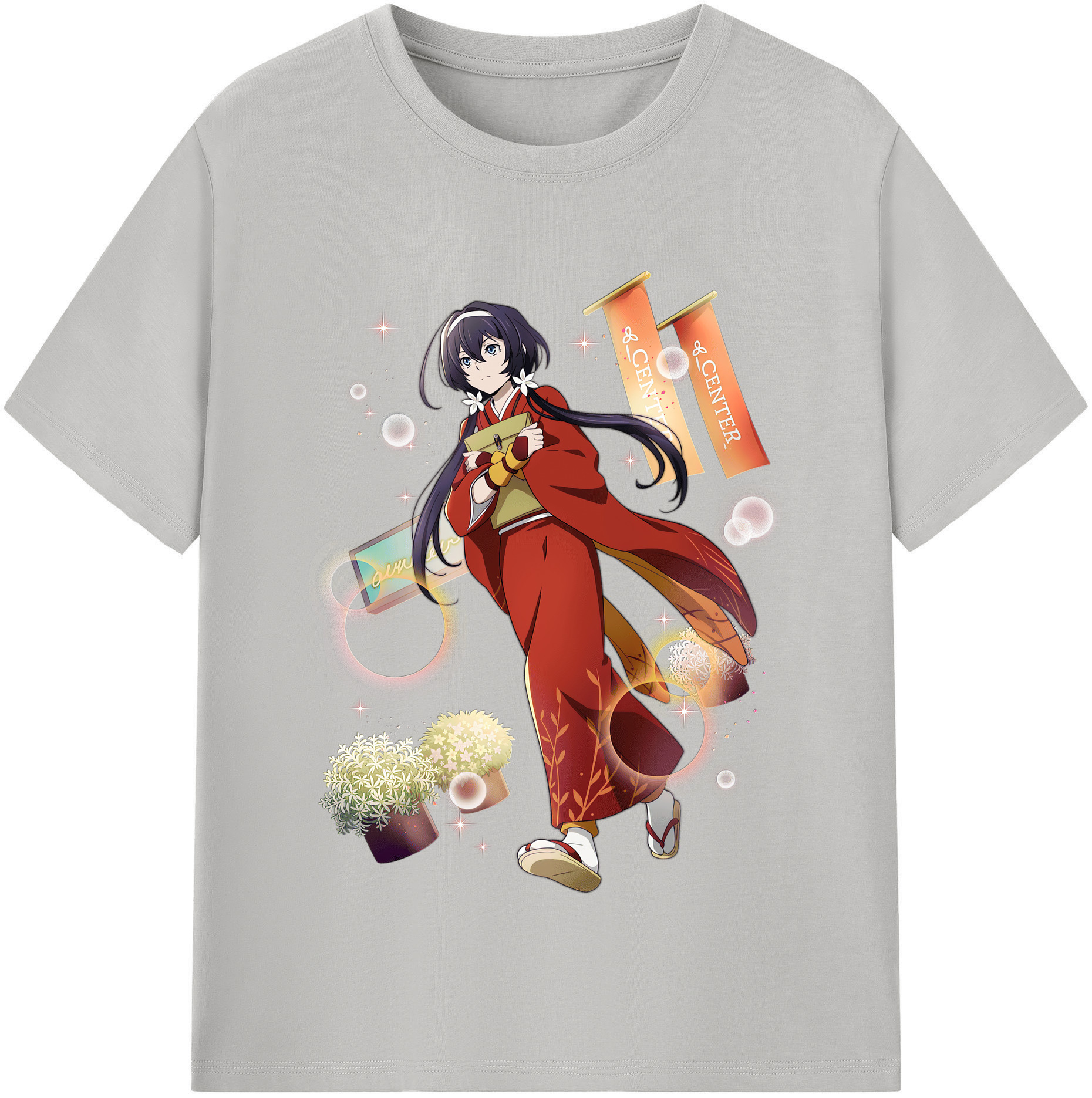 （画像用） 文豪ストレイドッグス Bungo Stray Dogs レディースカジュアルプリントTシャツ（綿100％）