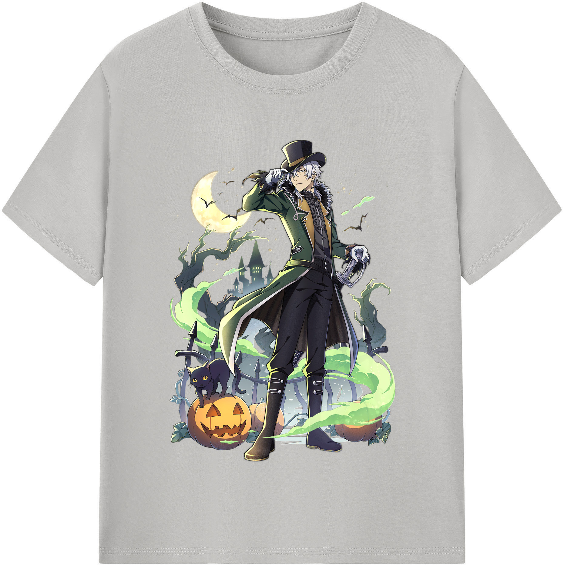 （画像用） 文豪ストレイドッグス Bungo Stray Dogs レディースカジュアルプリントTシャツ（綿100％）