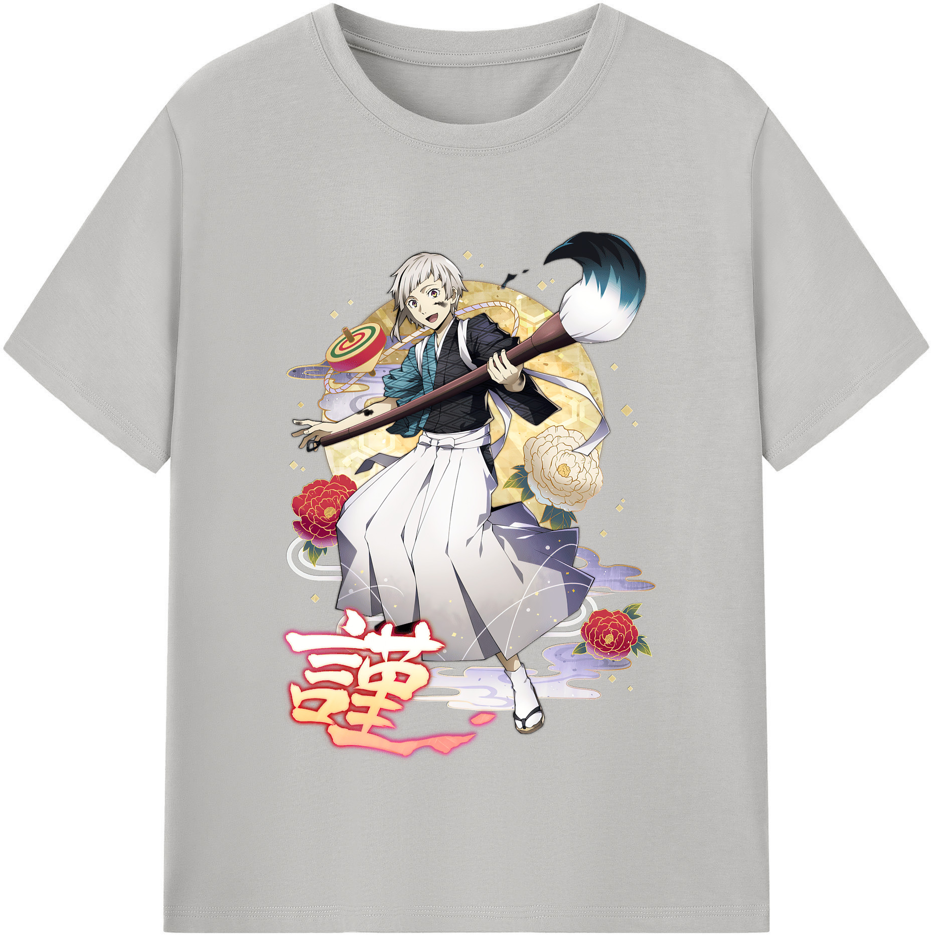 （画像用） 文豪ストレイドッグス Bungo Stray Dogs レディースカジュアルプリントTシャツ（綿100％）