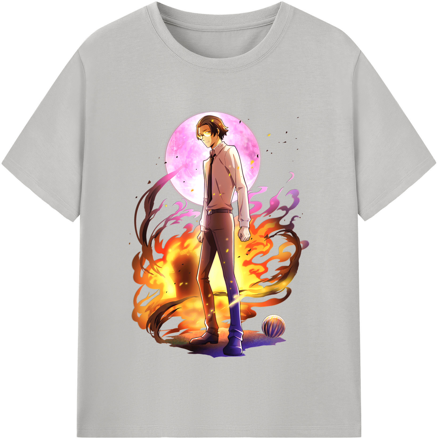（画像用） 文豪ストレイドッグス Bungo Stray Dogs レディースカジュアルプリントTシャツ（綿100％）