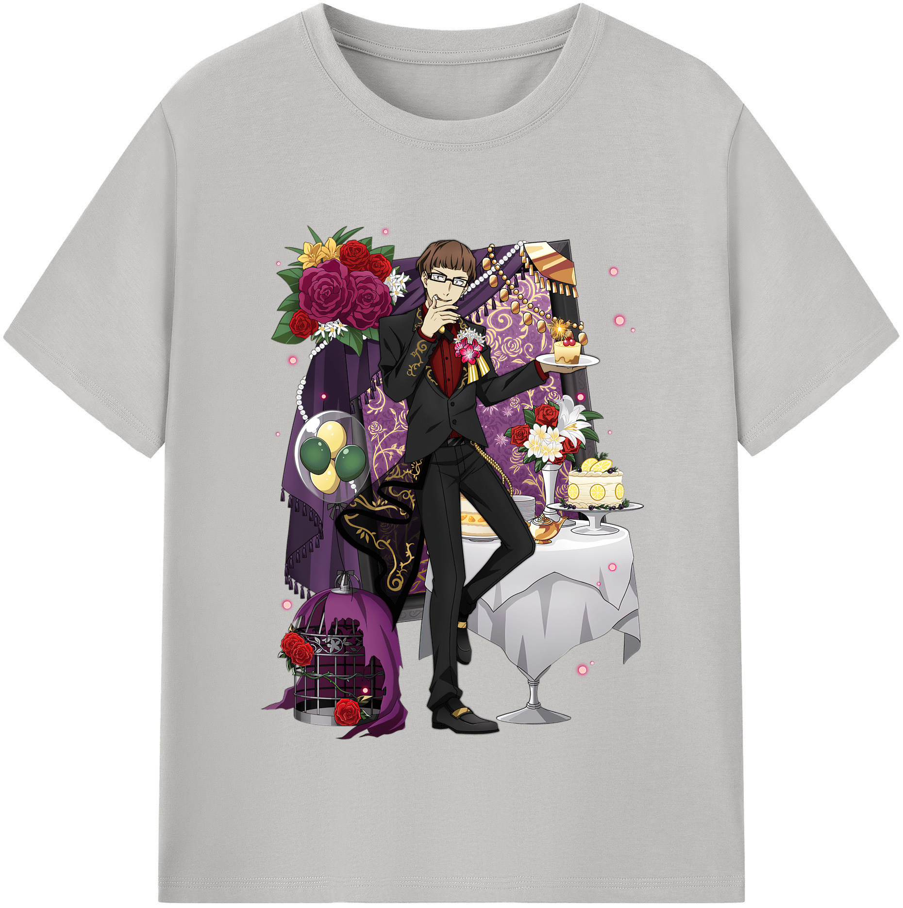 （画像用） 文豪ストレイドッグス Bungo Stray Dogs レディースカジュアルプリントTシャツ（綿100％）