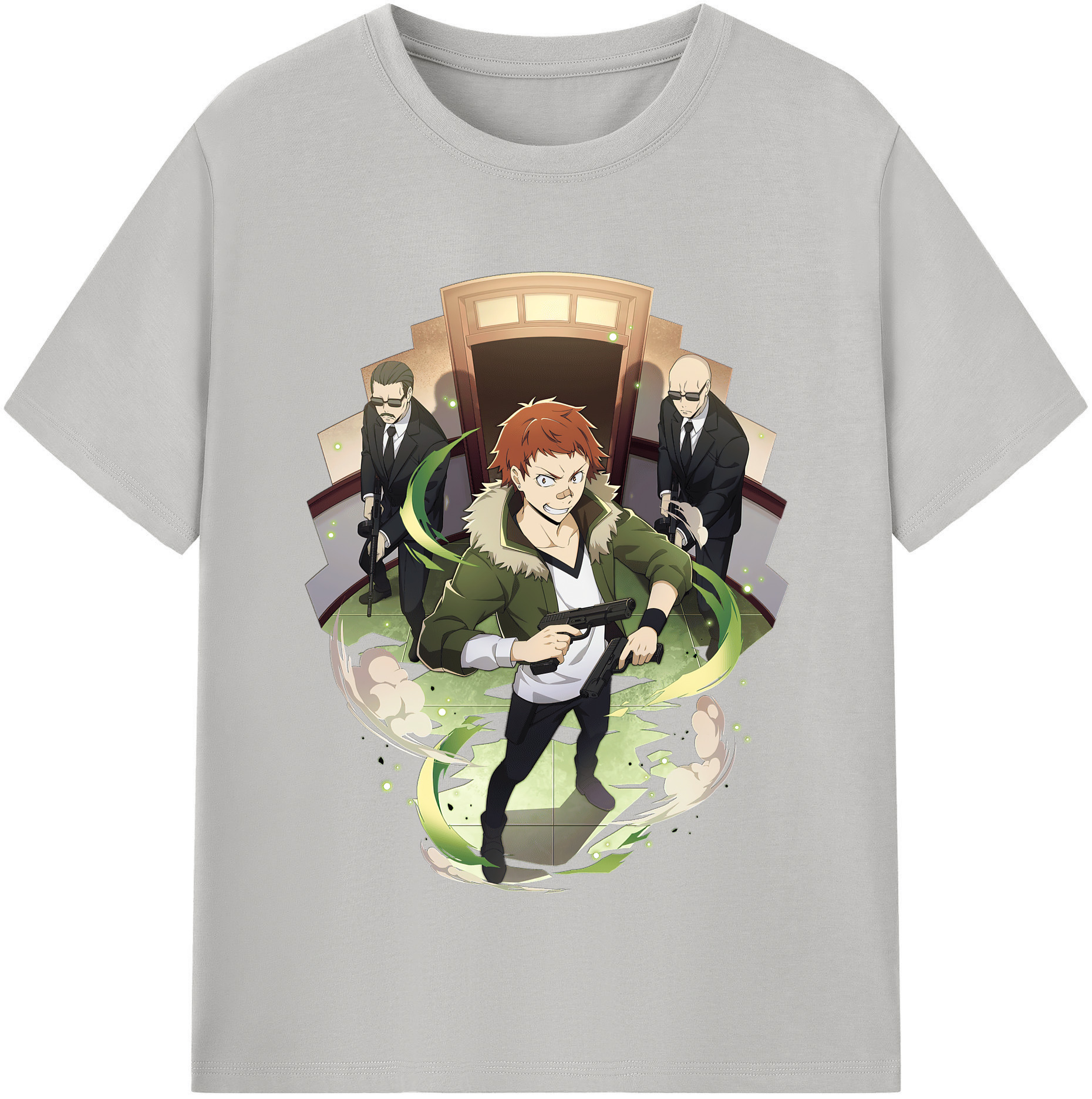 （画像用） 文豪ストレイドッグス Bungo Stray Dogs レディースカジュアルプリントTシャツ（綿100％）
