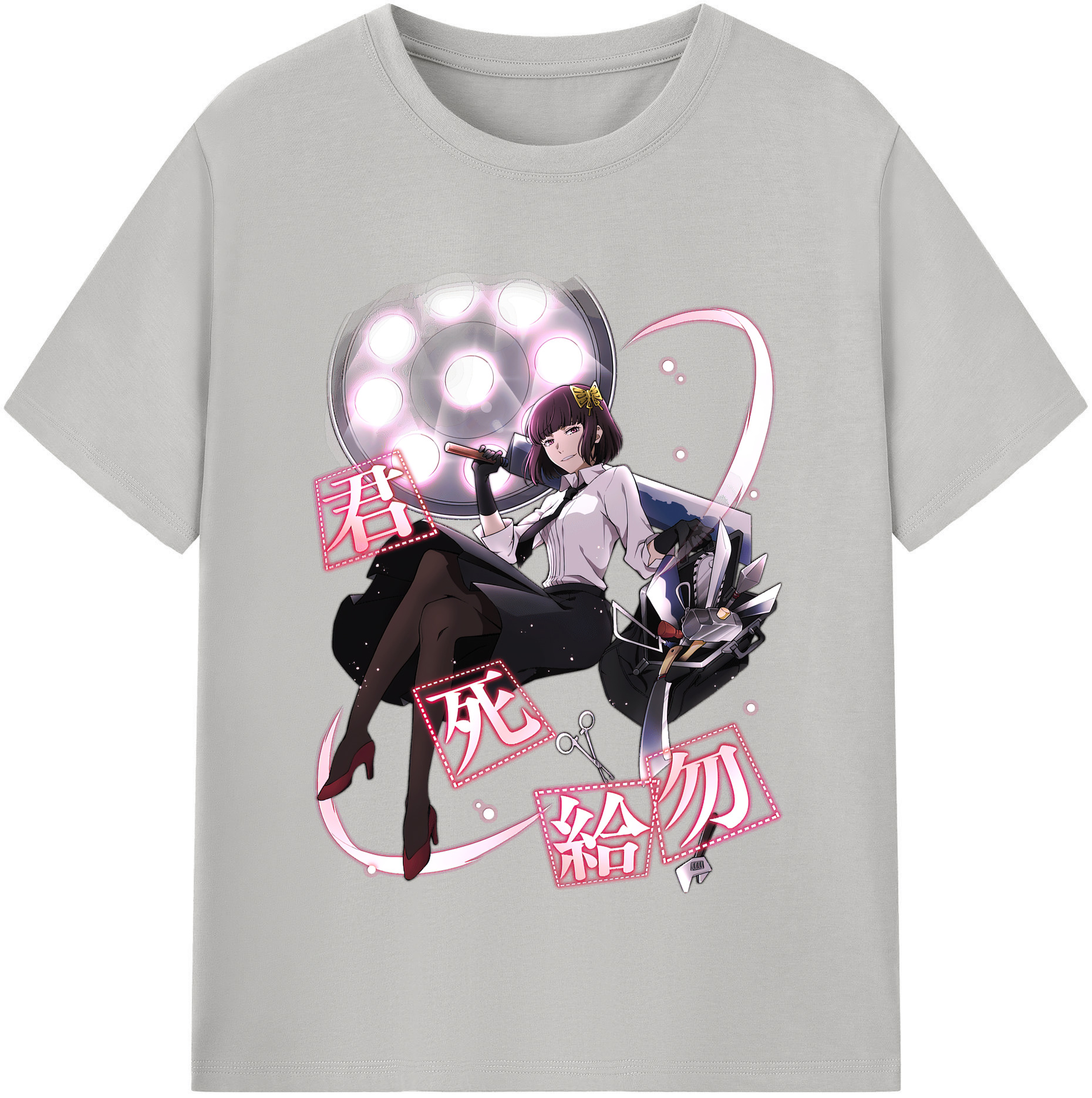 （画像用） 文豪ストレイドッグス Bungo Stray Dogs レディースカジュアルプリントTシャツ（綿100％）