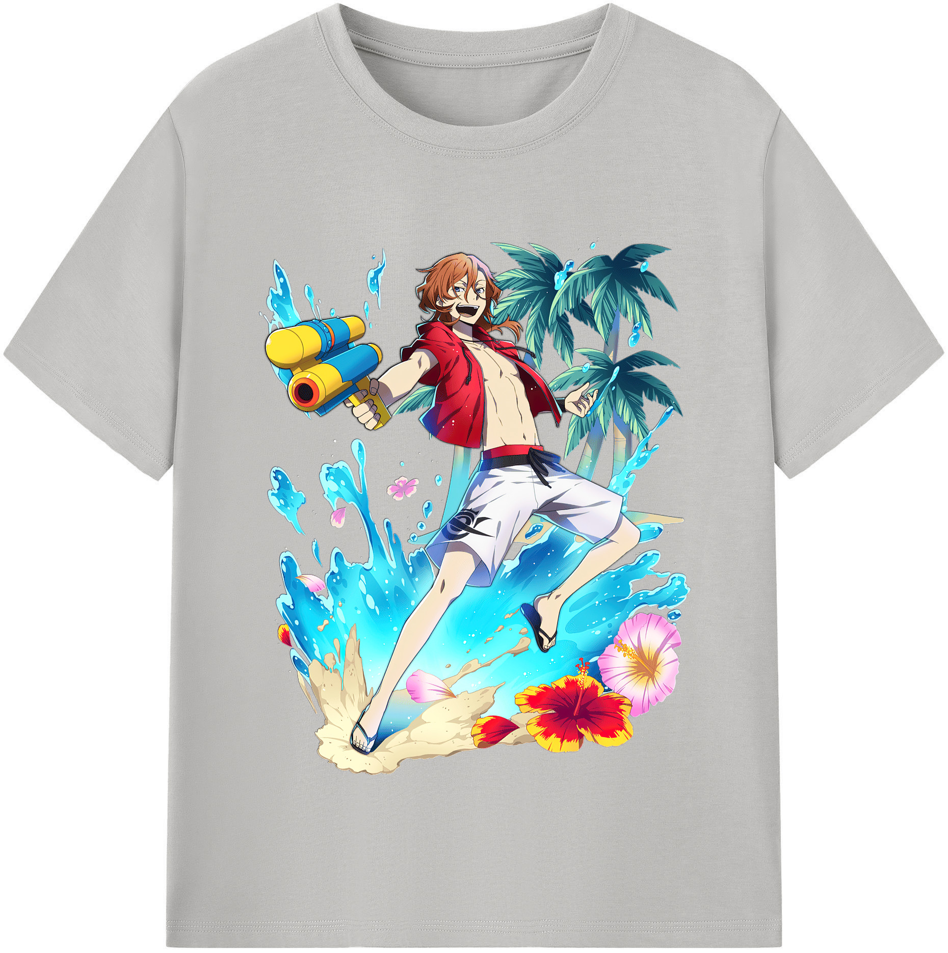 （画像用） 文豪ストレイドッグス Bungo Stray Dogs レディースカジュアルプリントTシャツ（綿100％）