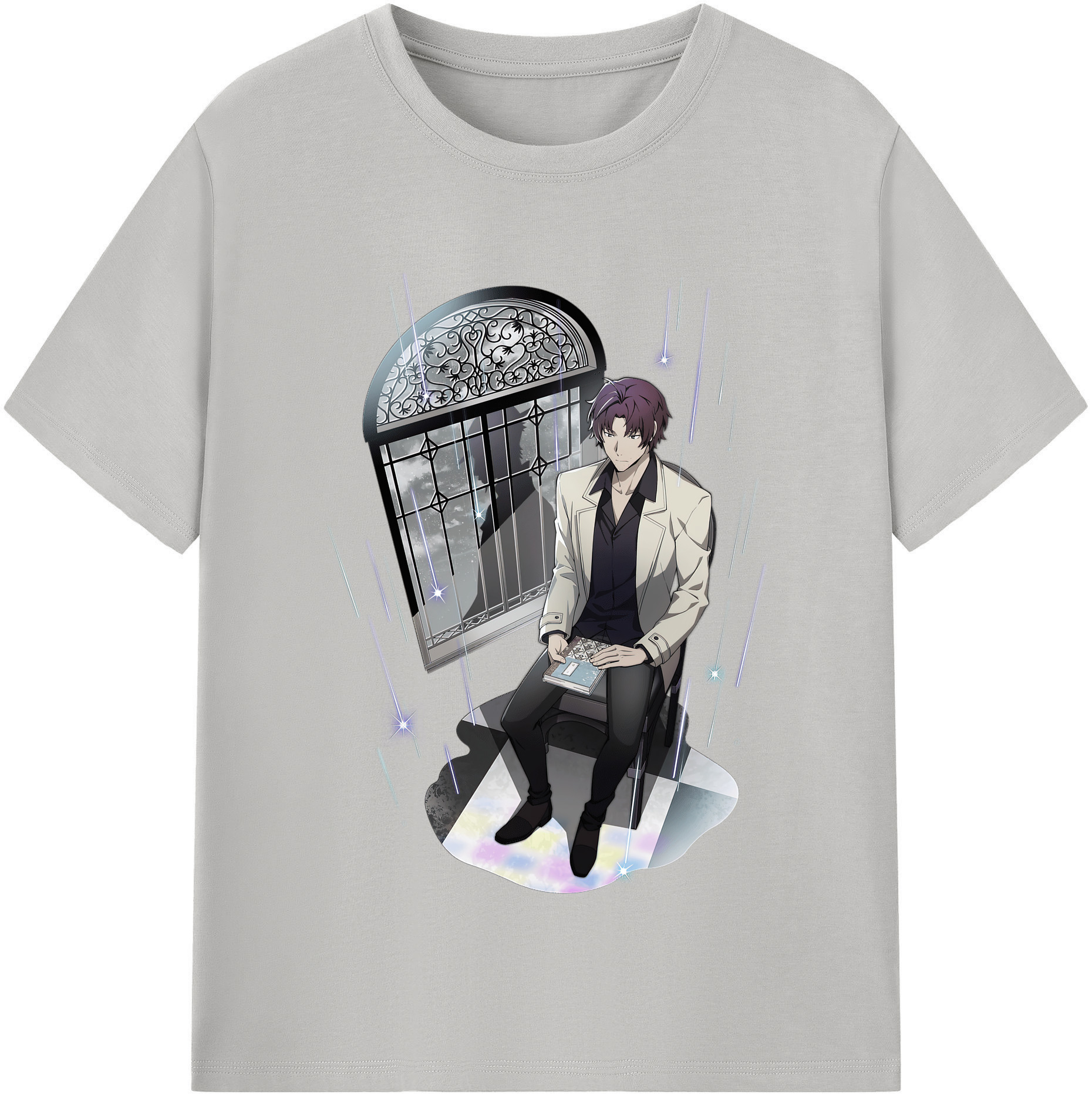 （画像用） 文豪ストレイドッグス Bungo Stray Dogs レディースカジュアルプリントTシャツ（綿100％）