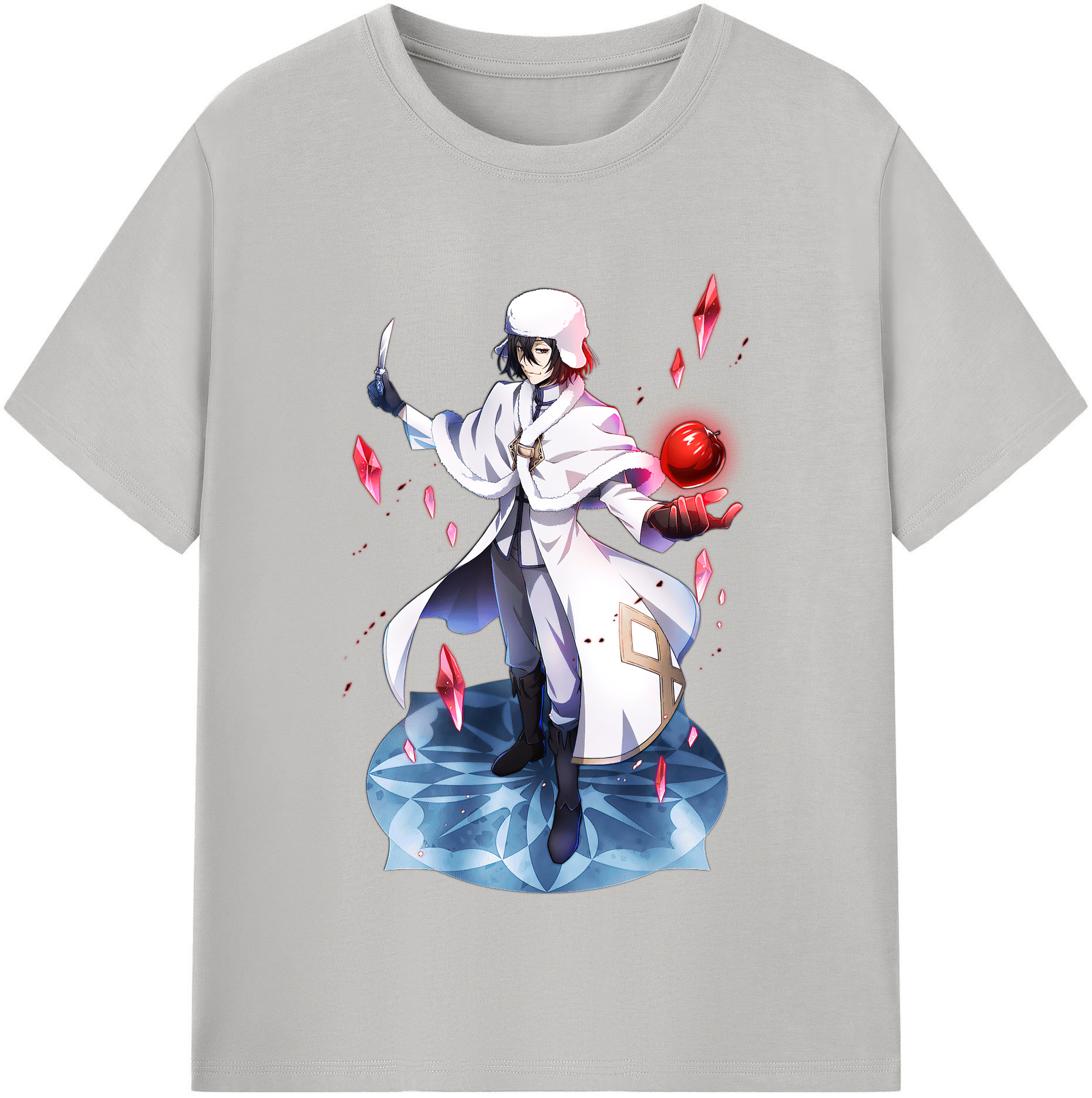 （画像用） 文豪ストレイドッグス Bungo Stray Dogs レディースカジュアルプリントTシャツ（綿100％）