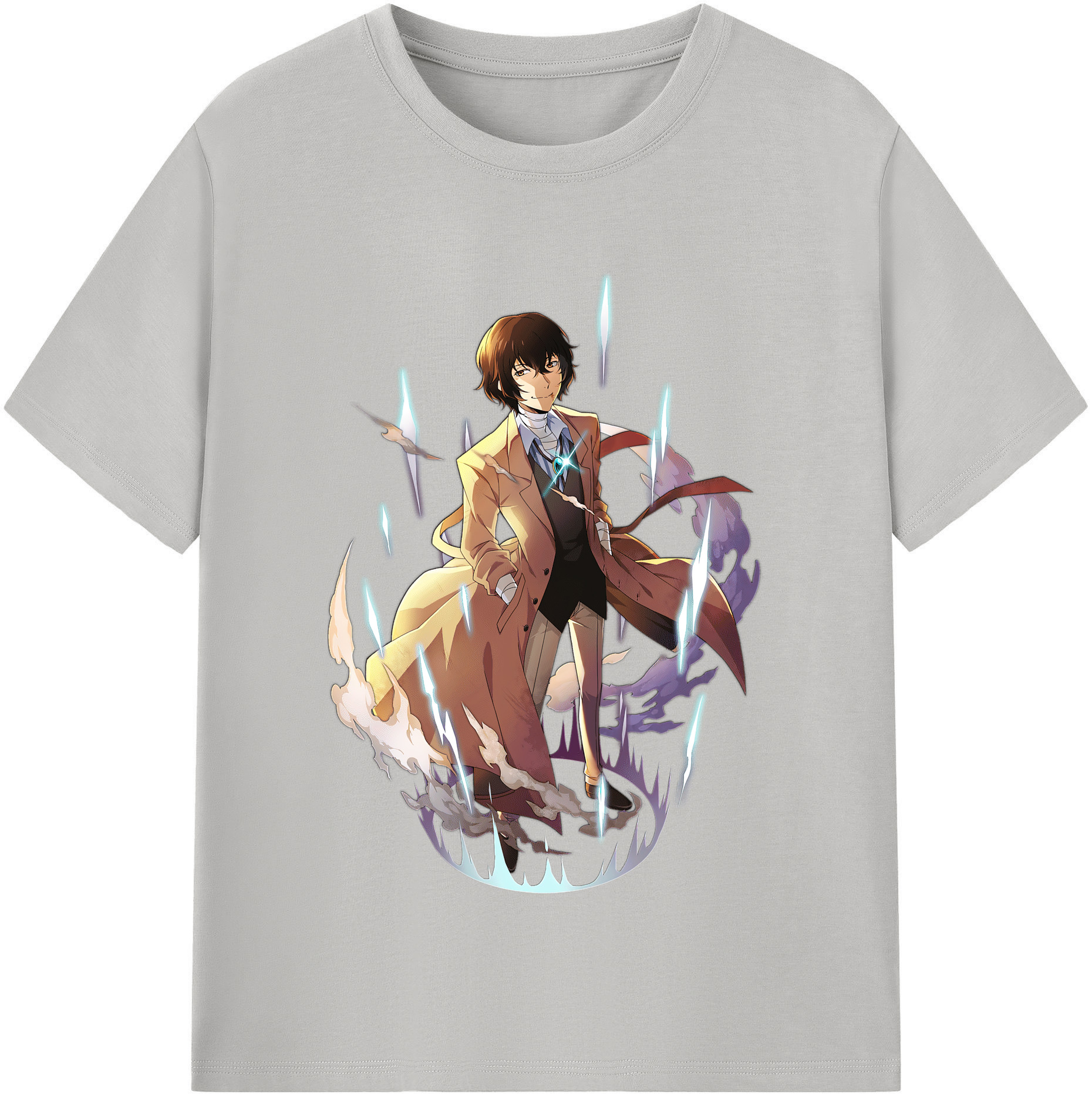 （画像用） 文豪ストレイドッグス Bungo Stray Dogs レディースカジュアルプリントTシャツ（綿100％）