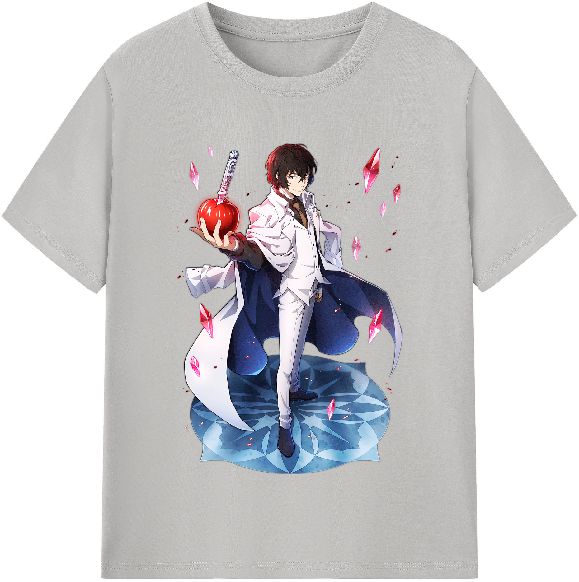 （画像用） 文豪ストレイドッグス Bungo Stray Dogs レディースカジュアルプリントTシャツ（綿100％）