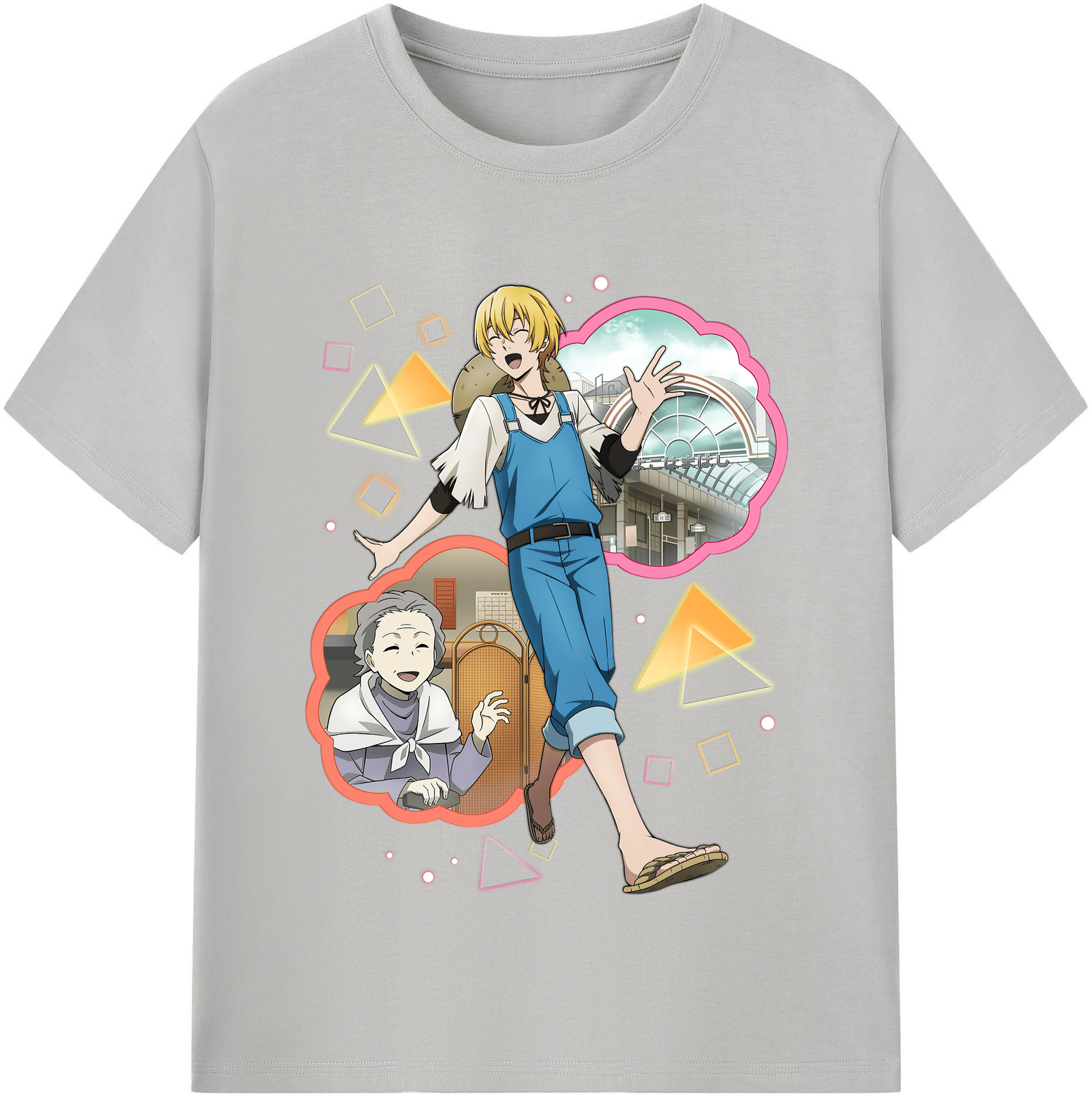 （画像用） 文豪ストレイドッグス Bungo Stray Dogs レディースカジュアルプリントTシャツ（綿100％）