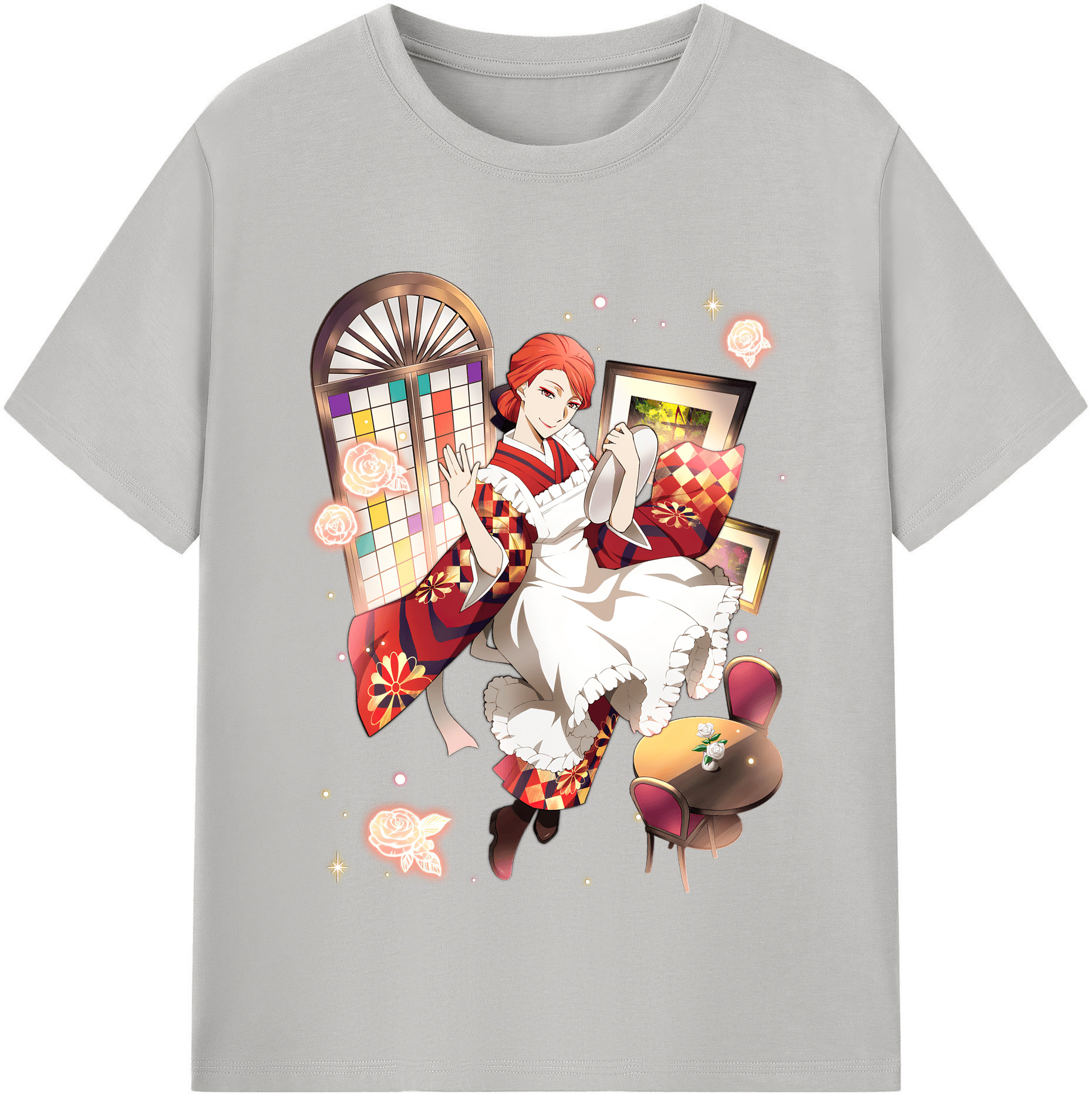 （画像用） 文豪ストレイドッグス Bungo Stray Dogs レディースカジュアルプリントTシャツ（綿100％）