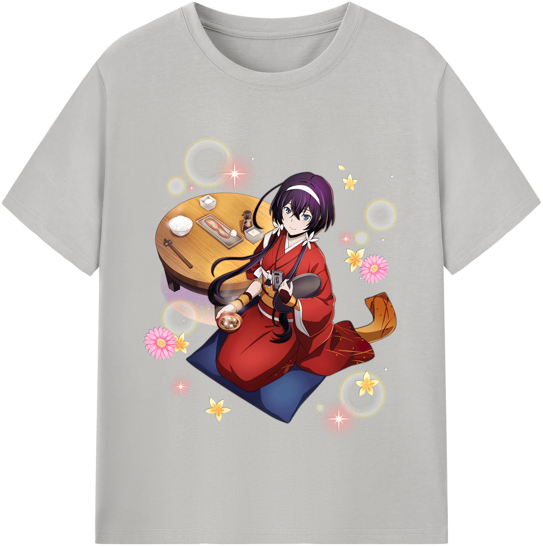 （画像用） 文豪ストレイドッグス Bungo Stray Dogs レディースカジュアルプリントTシャツ（綿100％）
