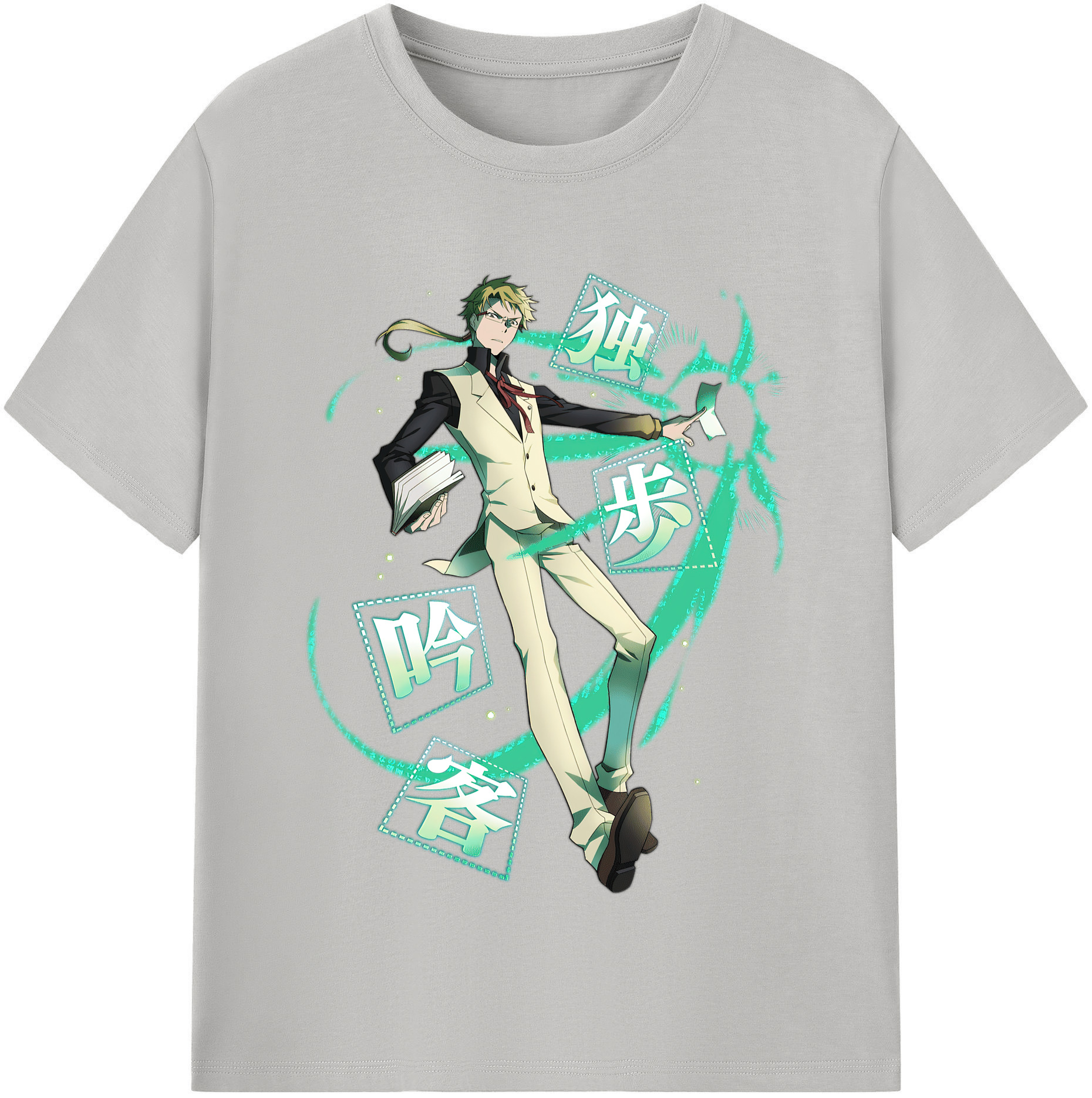 （画像用） 文豪ストレイドッグス Bungo Stray Dogs レディースカジュアルプリントTシャツ（綿100％）