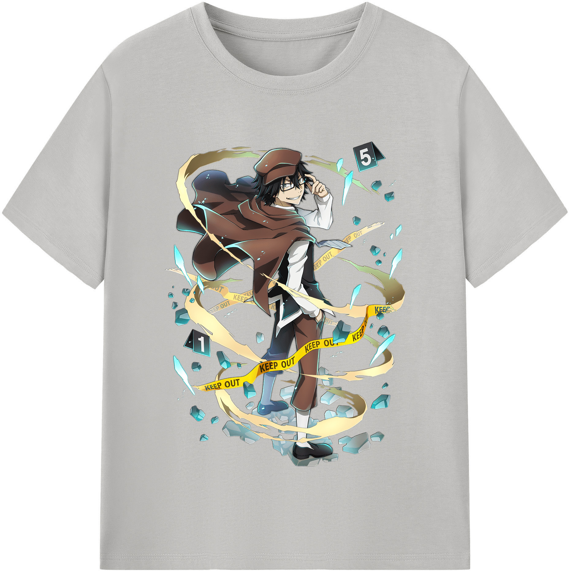 （画像用） 文豪ストレイドッグス Bungo Stray Dogs レディースカジュアルプリントTシャツ（綿100％）