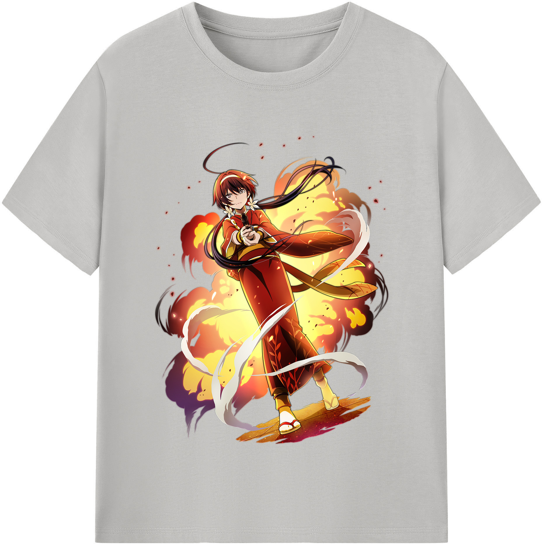 （画像用） 文豪ストレイドッグス Bungo Stray Dogs レディースカジュアルプリントTシャツ（綿100％）