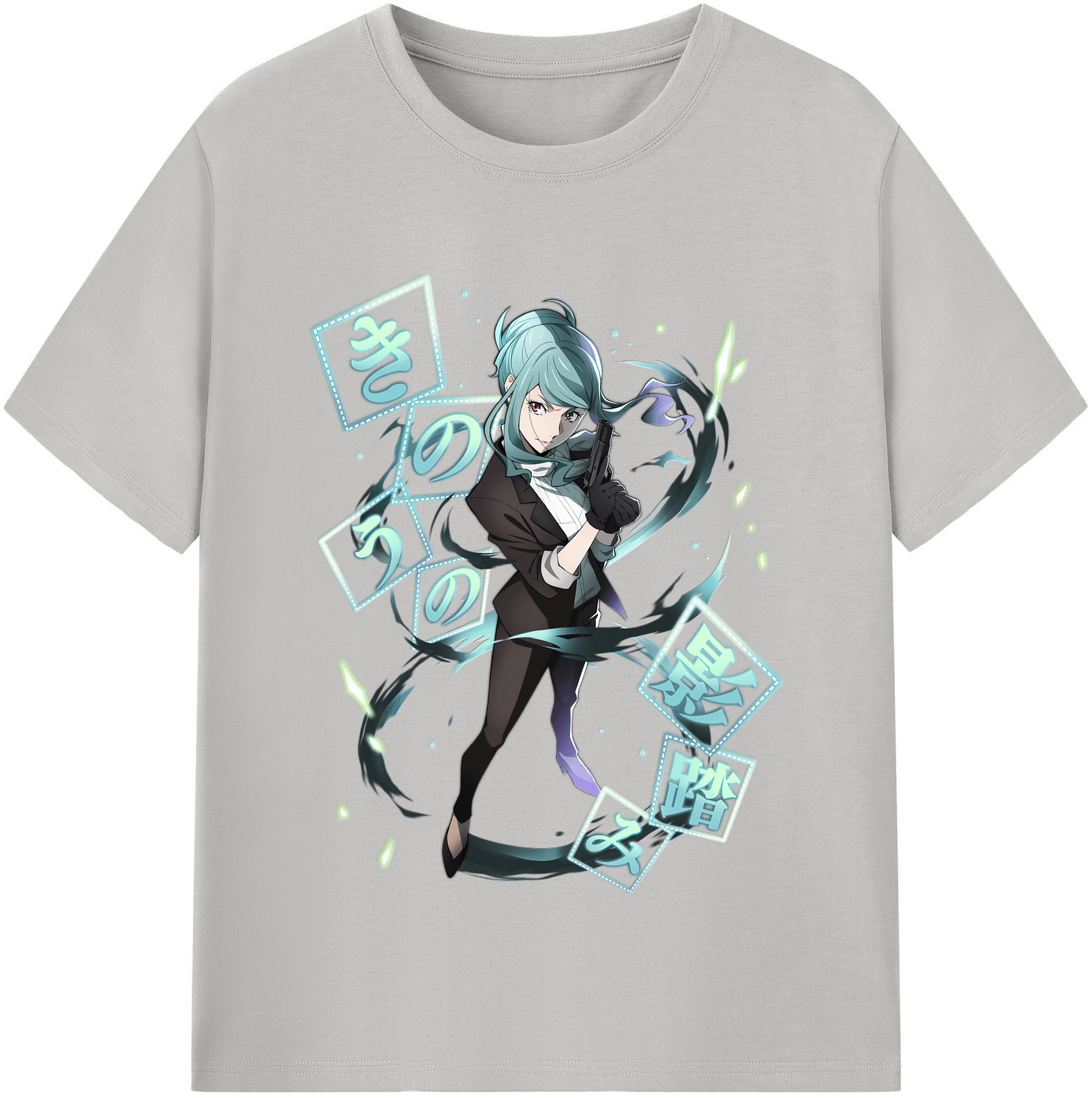 （画像用） 文豪ストレイドッグス Bungo Stray Dogs レディースカジュアルプリントTシャツ（綿100％）