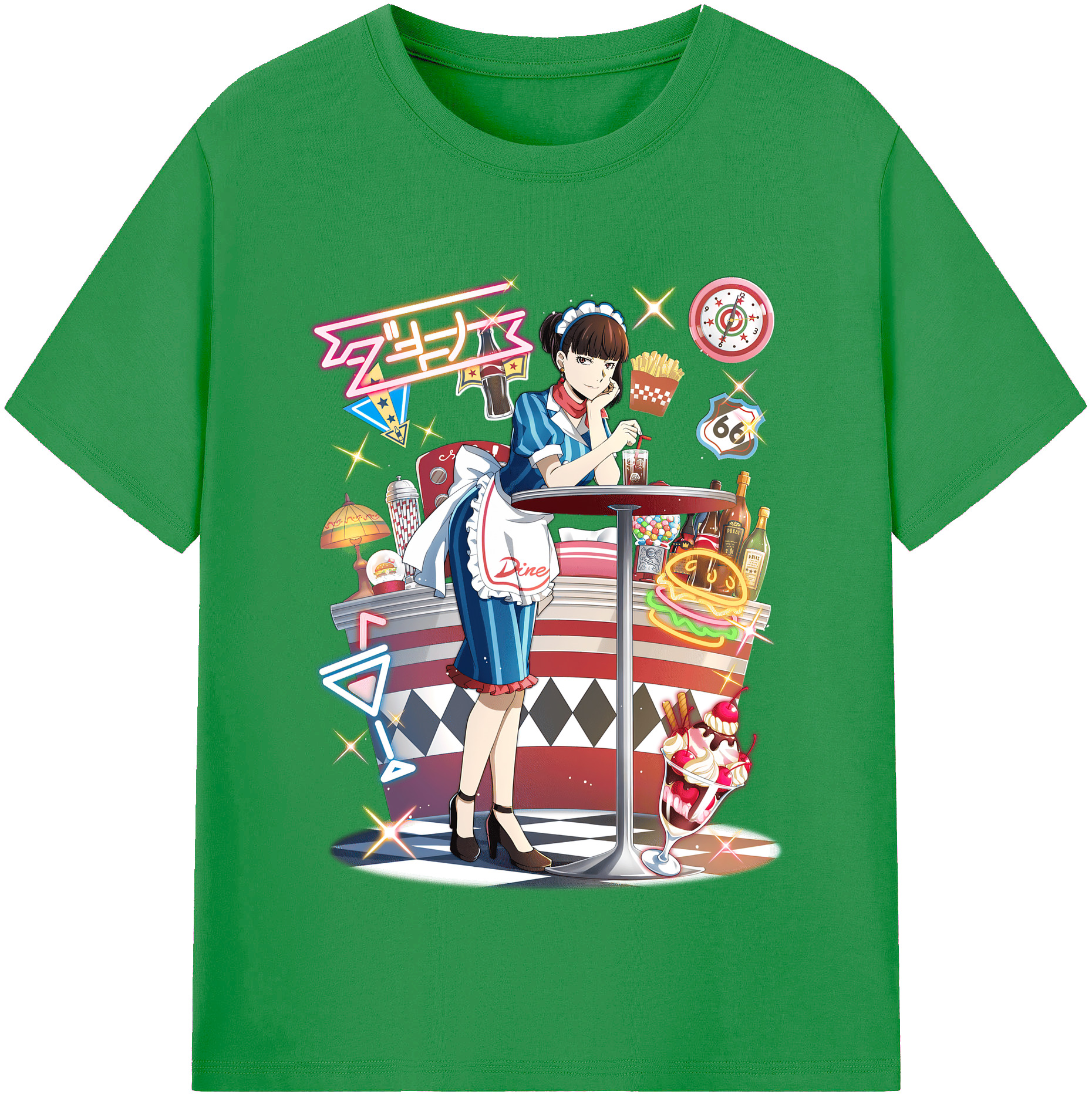 （画像用） 文豪ストレイドッグス Bungo Stray Dogs レディースカジュアルプリントTシャツ（綿100％）