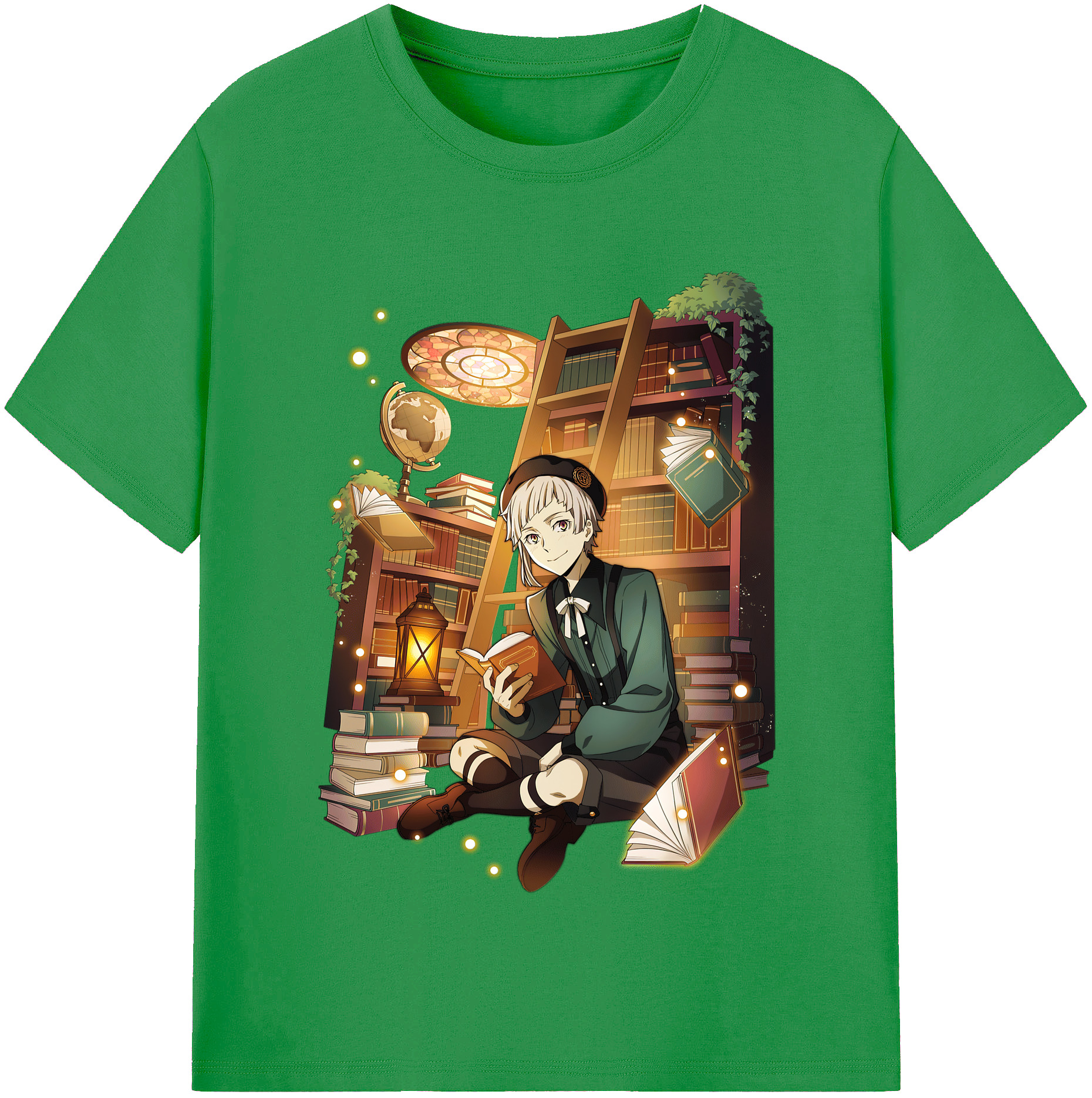（画像用） 文豪ストレイドッグス Bungo Stray Dogs レディースカジュアルプリントTシャツ（綿100％）